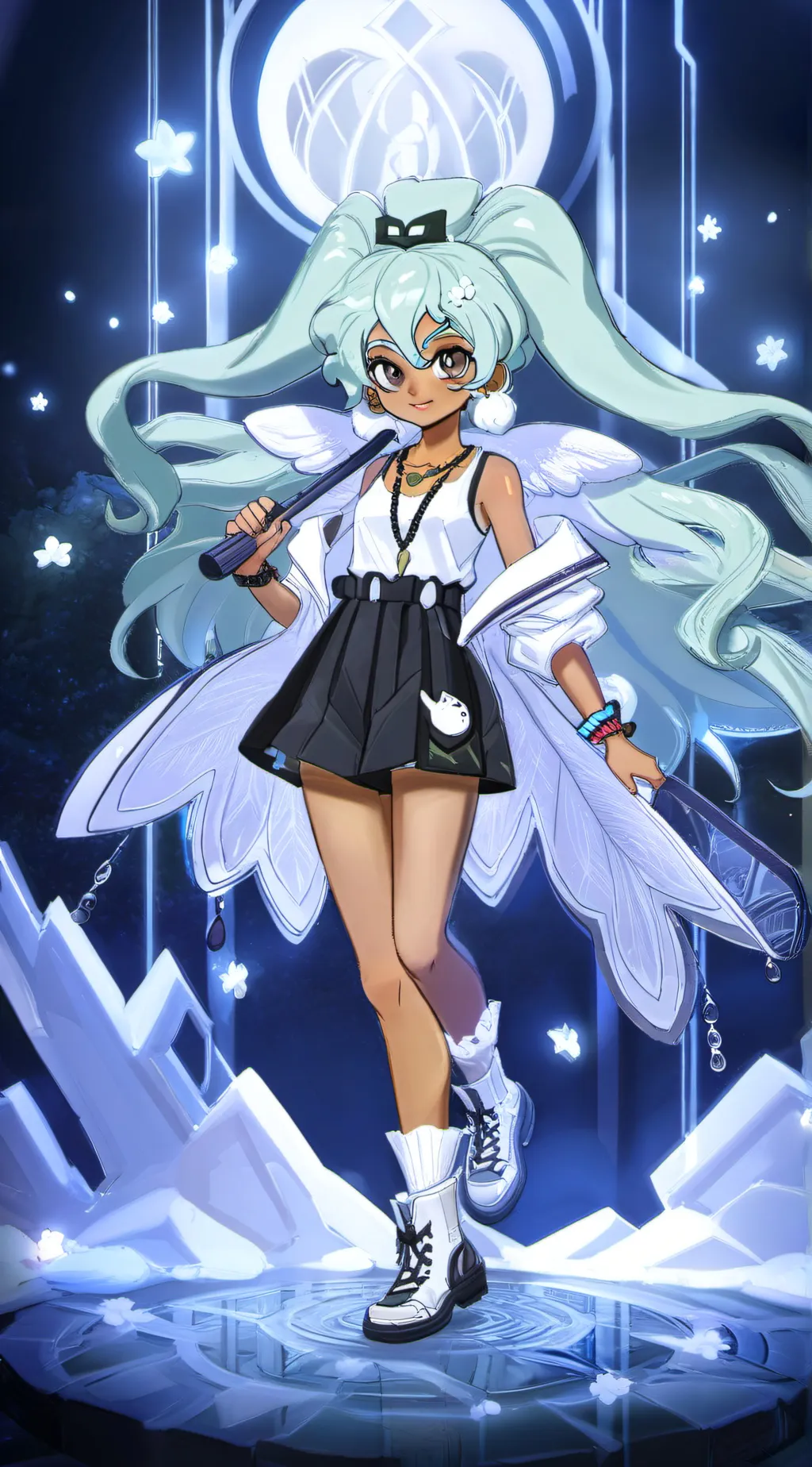 ai character: miku 2.0 background