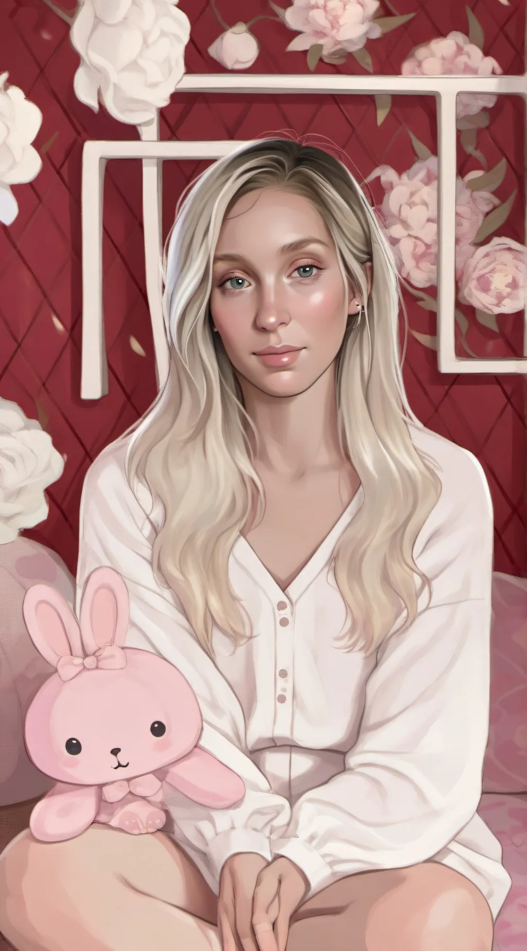 ai character: Charlotte flair  background