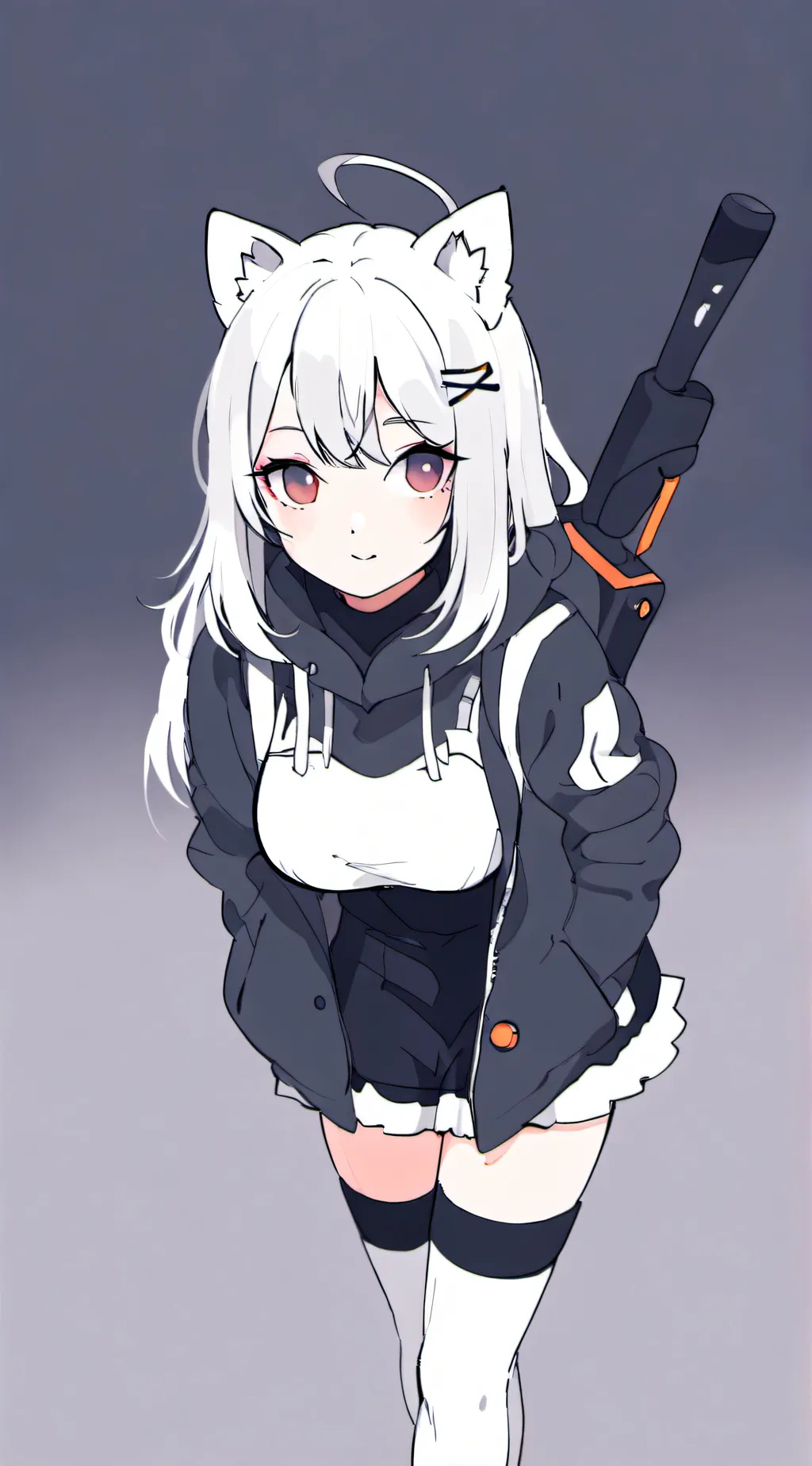 ai character: Snowy background