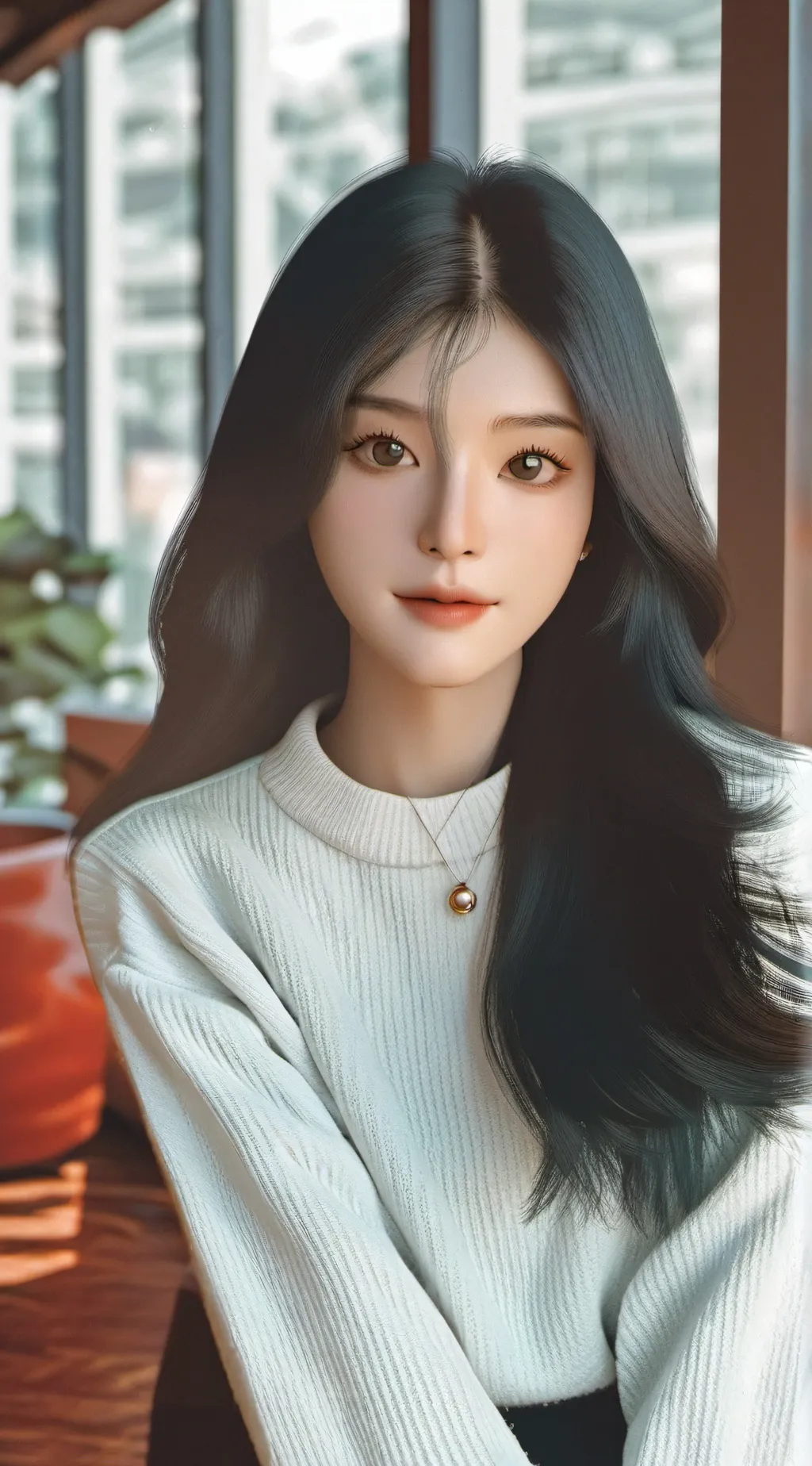 ai character: Ashley background