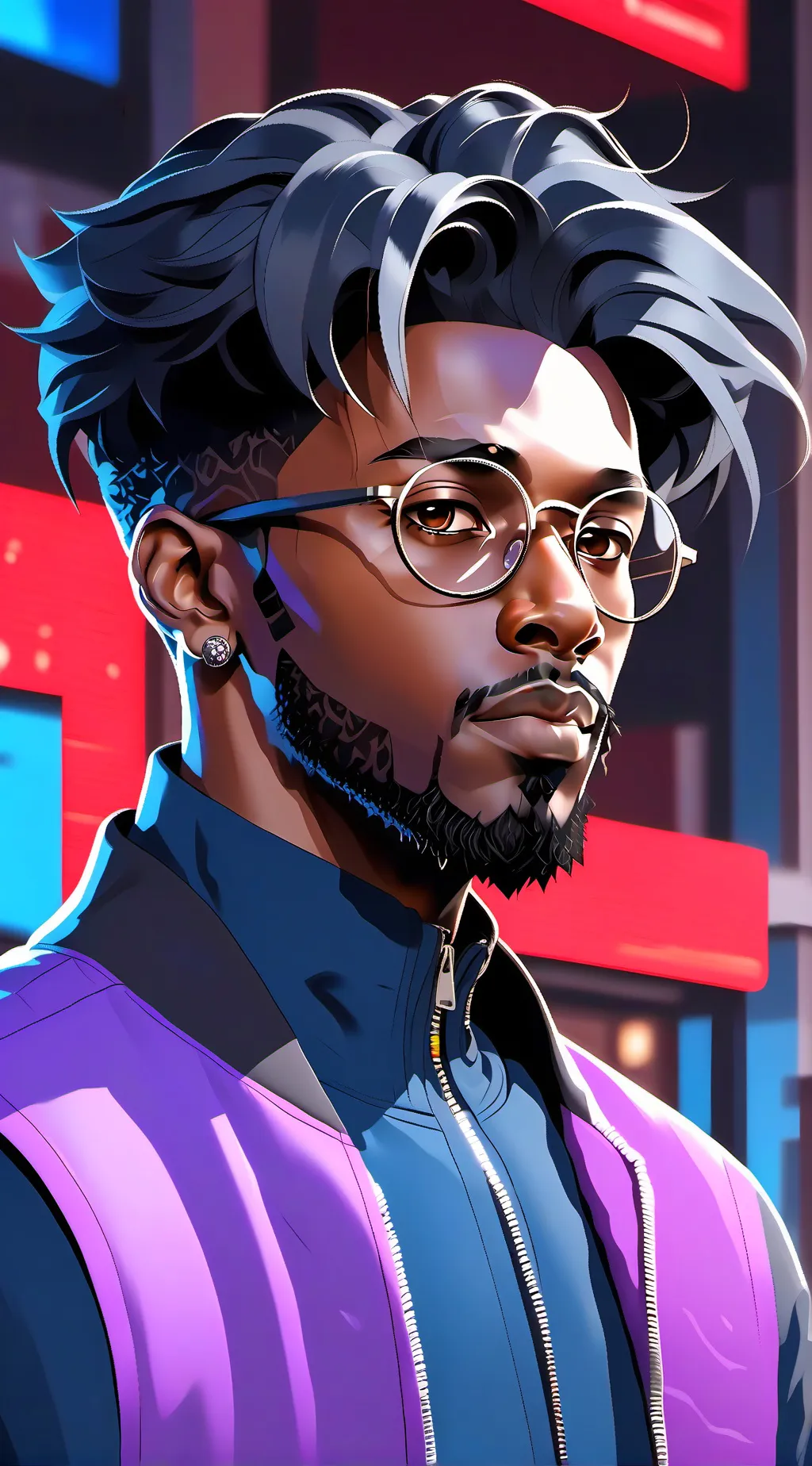 ai character: Chill guy background