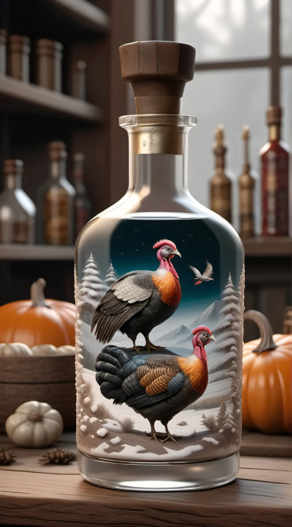 ai character: Turkey Potion background