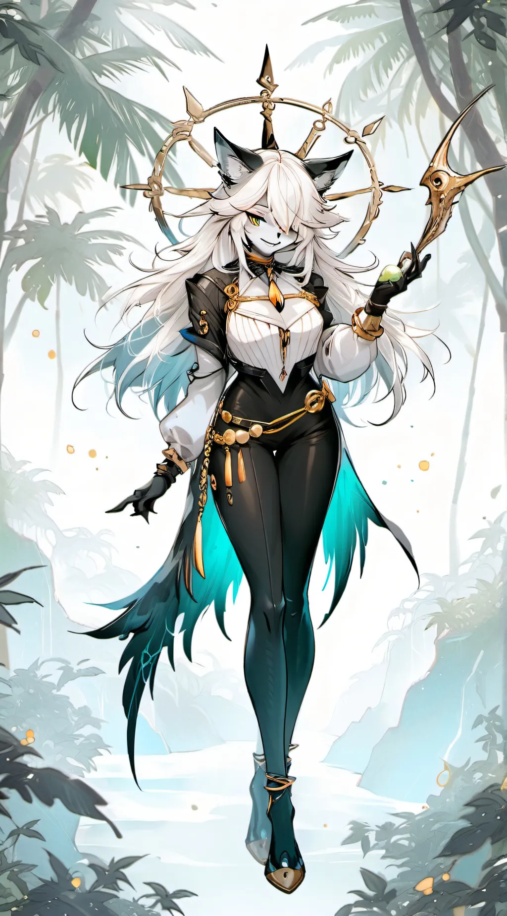 ai character: diosa furra background
