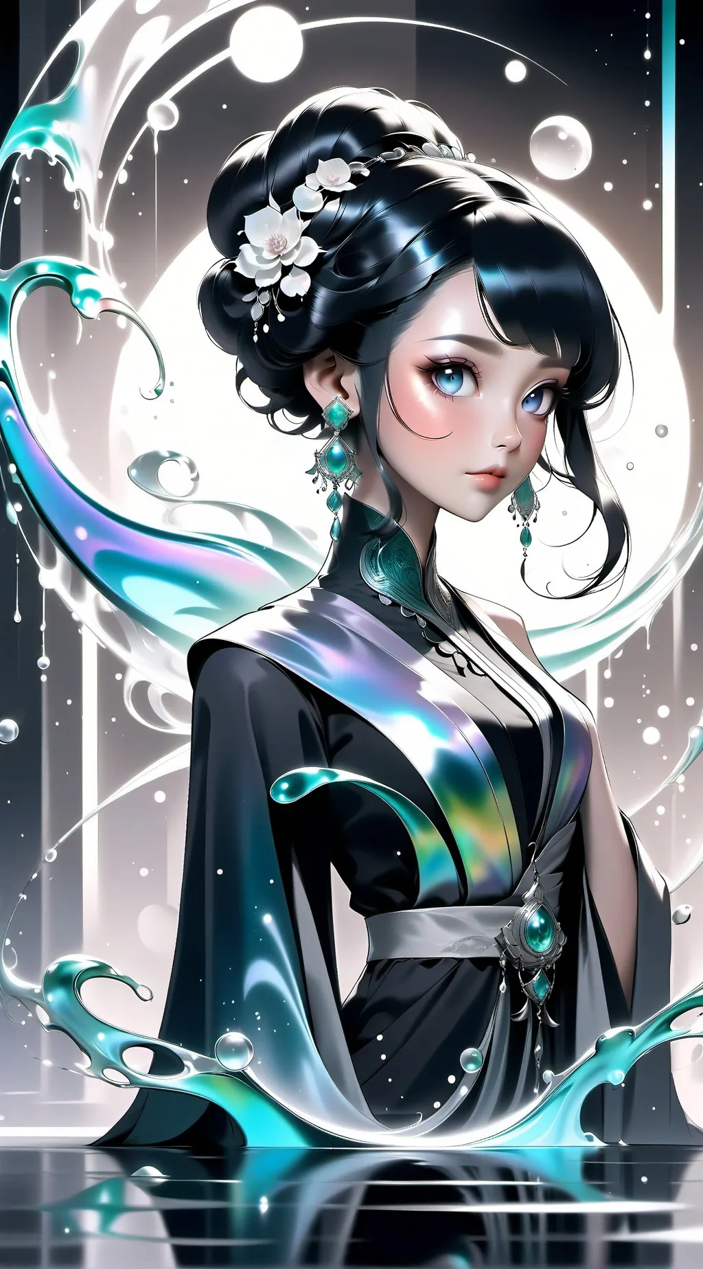 ai character: Naomi  background