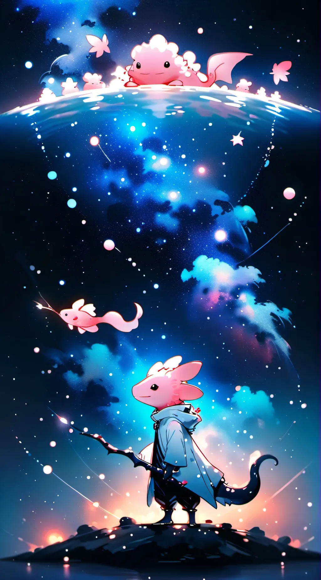 ai character: The Axolotl background