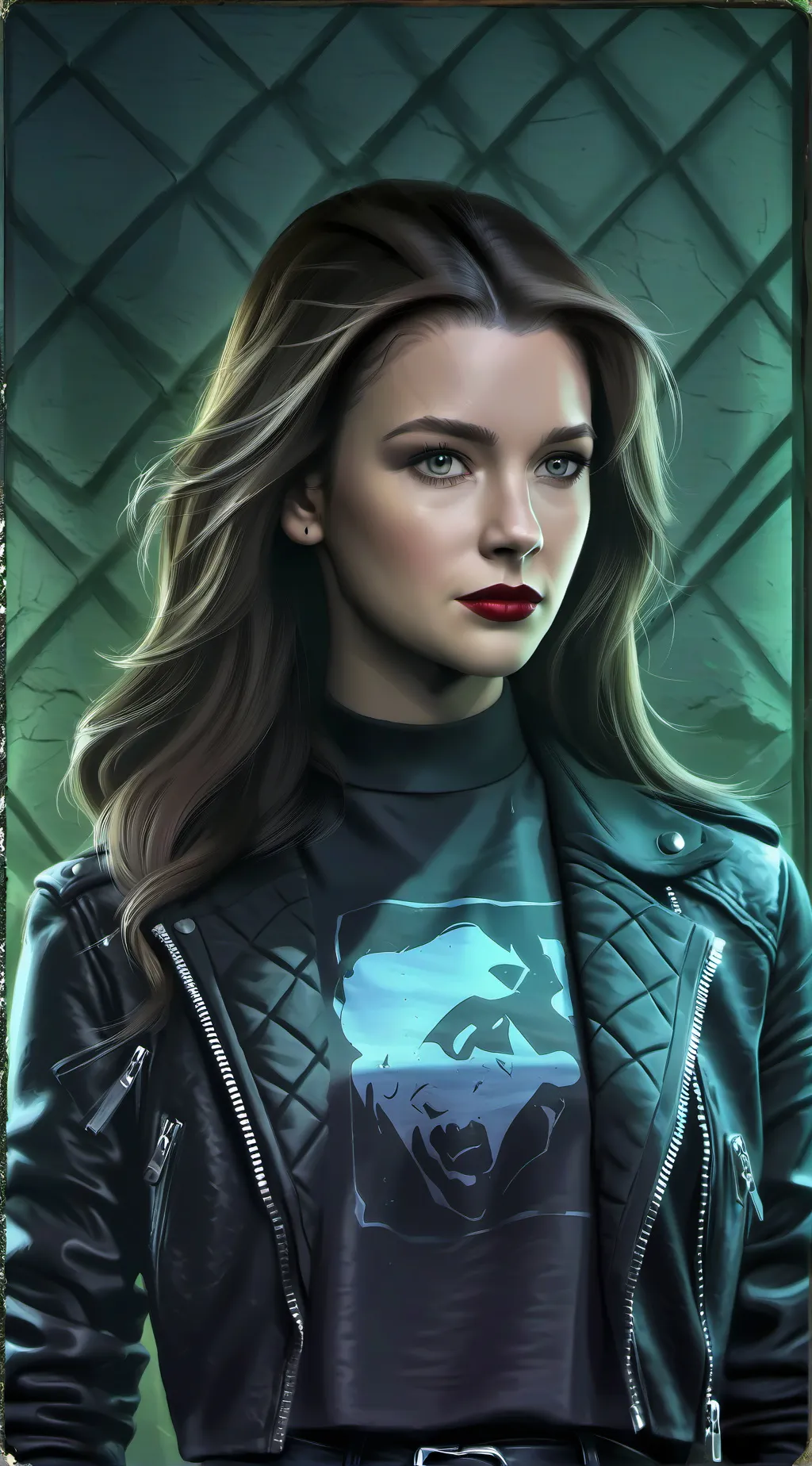 ai character: Ксюха  background
