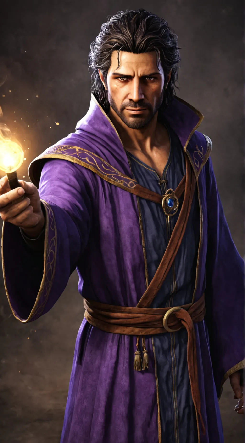 ai character: Gale of Waterdeep background
