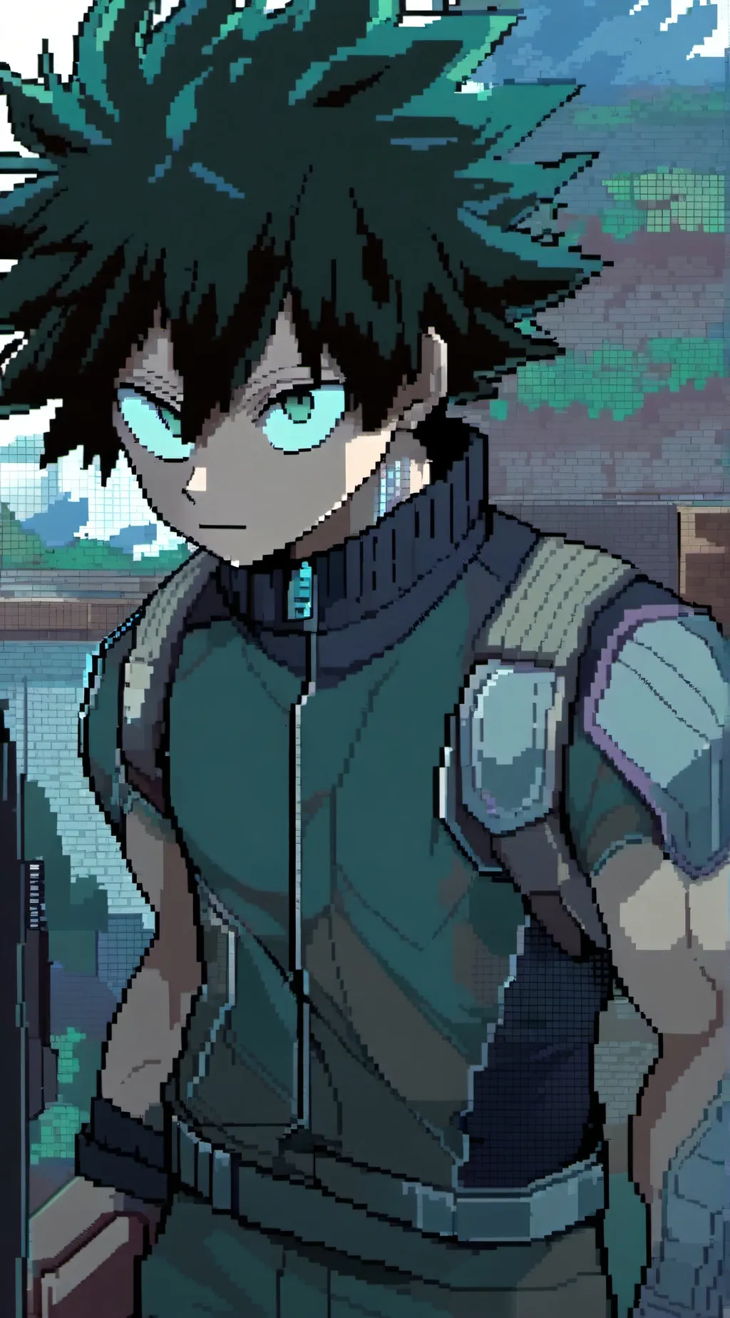 ai character: MHAAAAAA👺 background