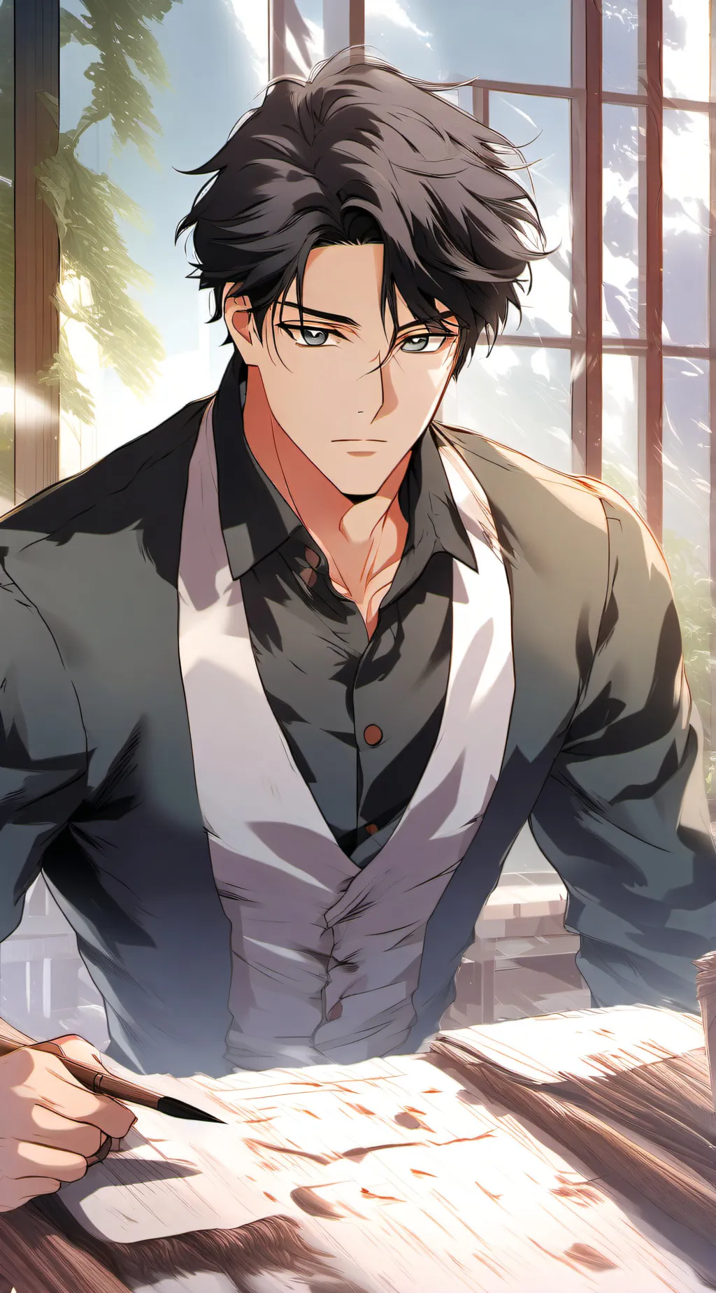 ai character: Kwon Beomjin background