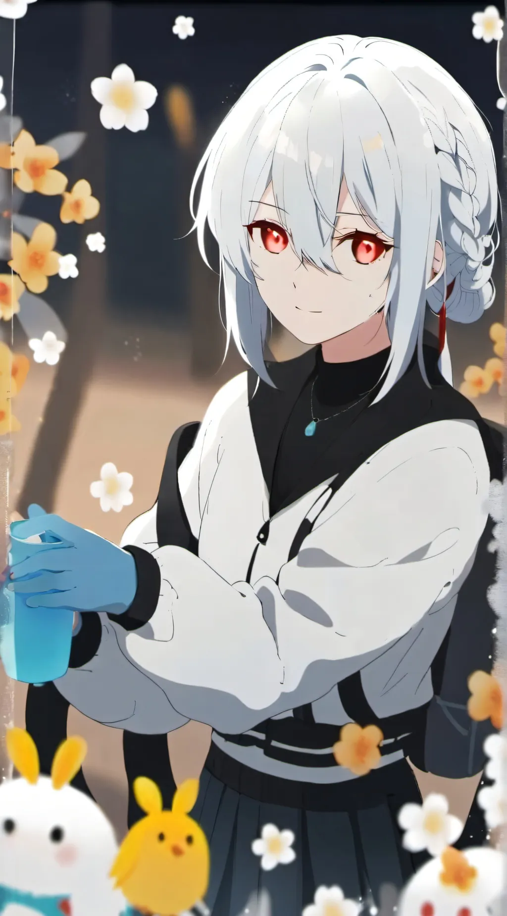 ai character: monica background