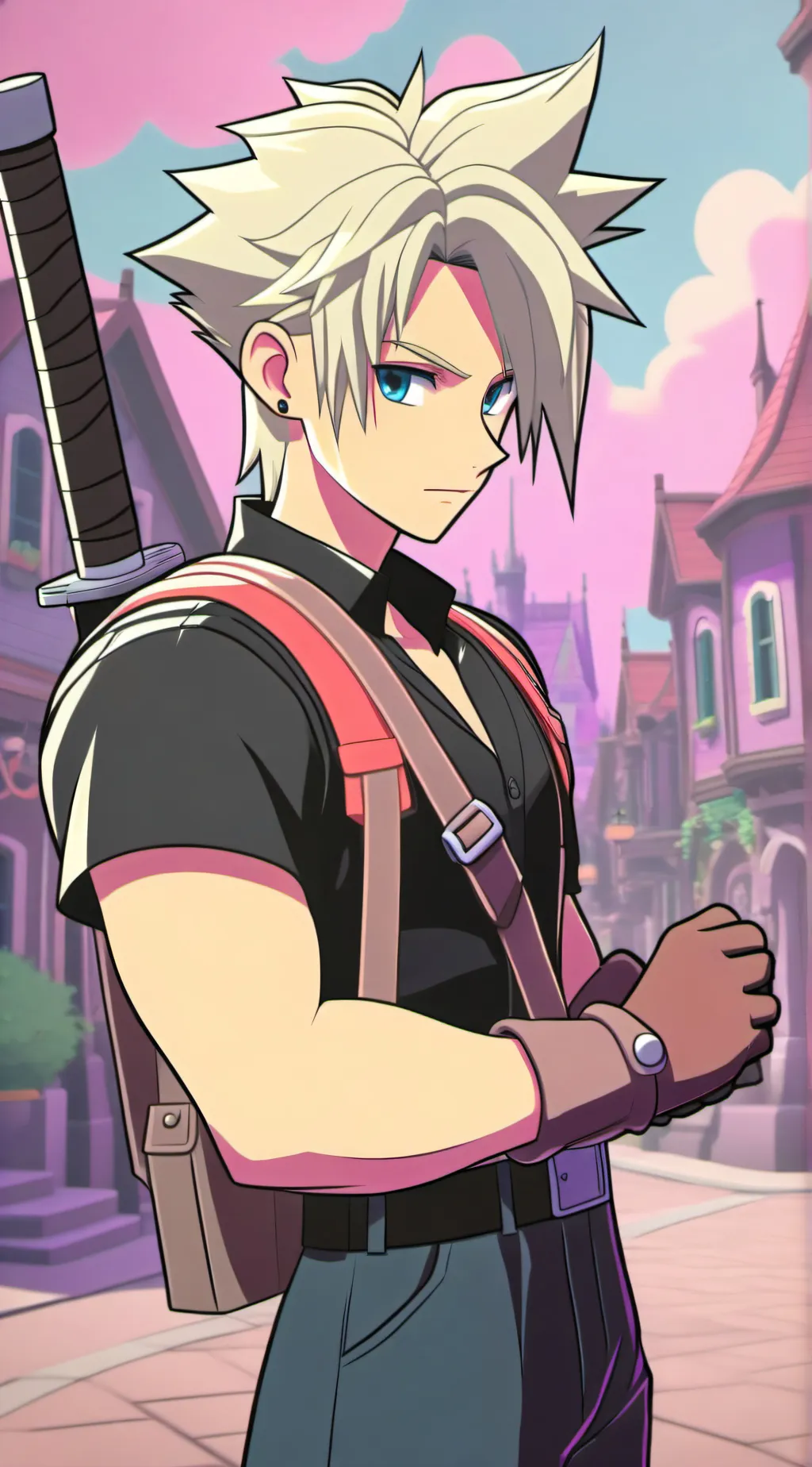 ai character: final fantasyxmha! background