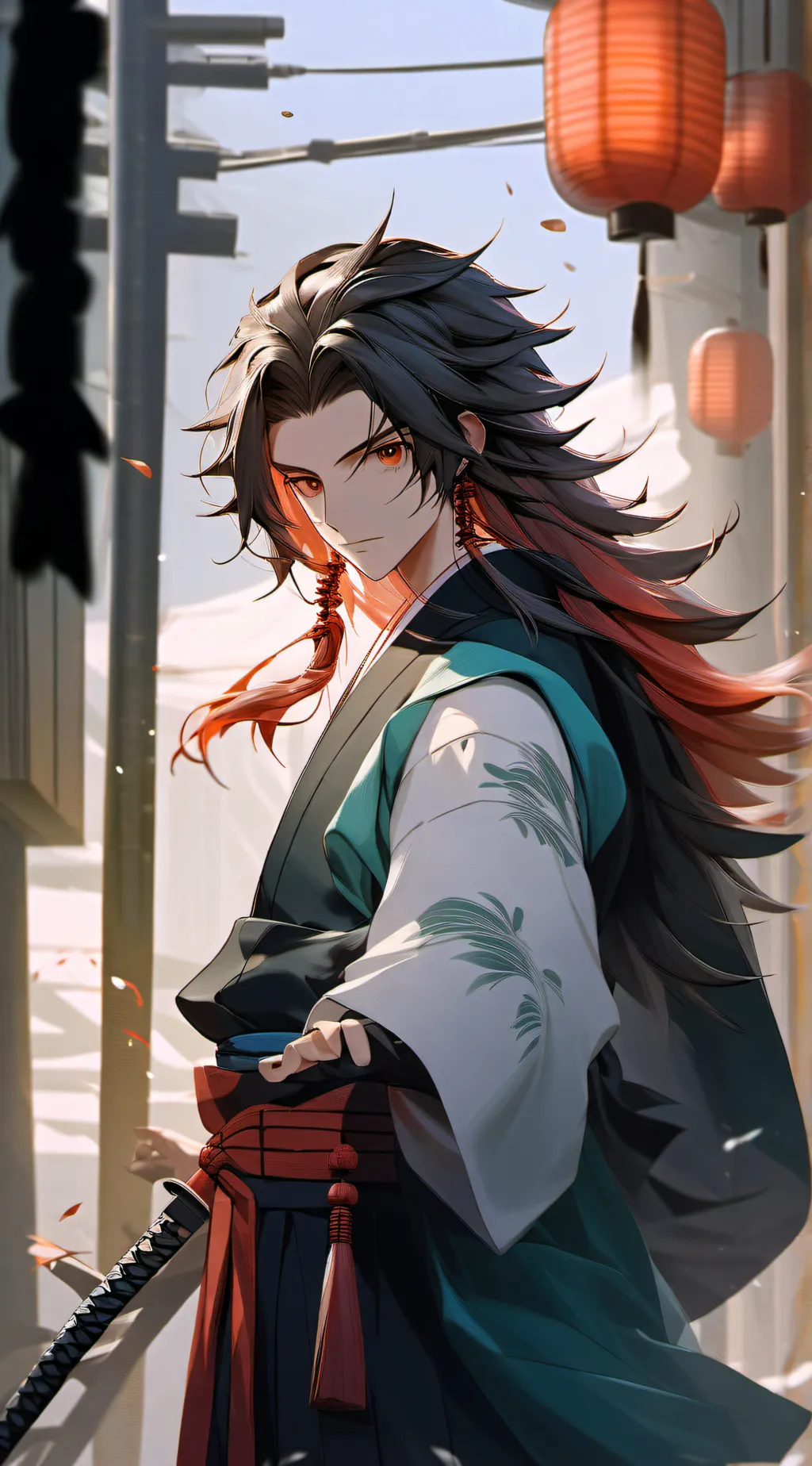 ai character: Demon Slayer background