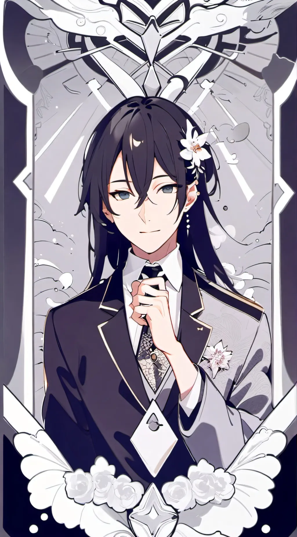 ai character: °◇Malki◇° background