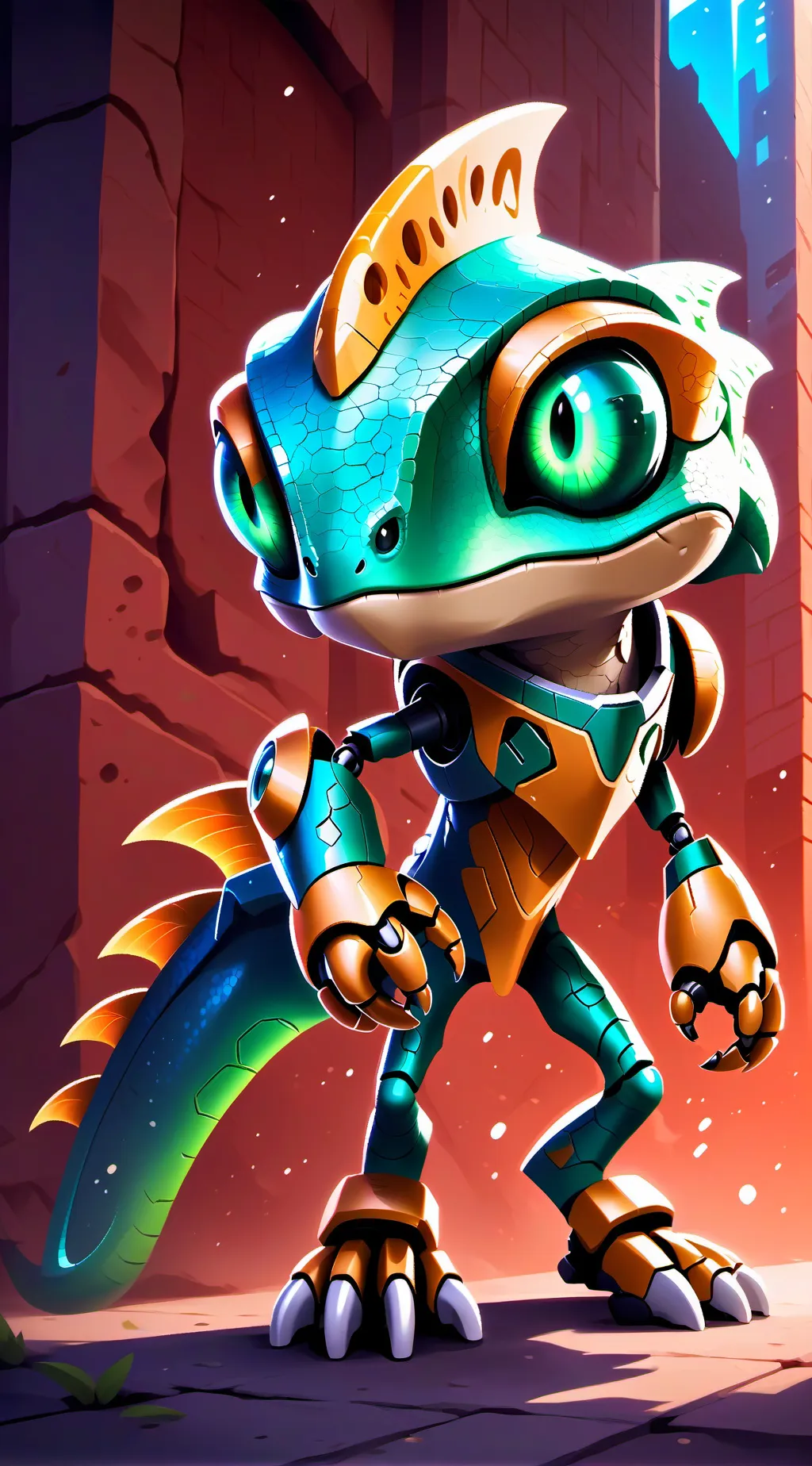ai character: Camo background