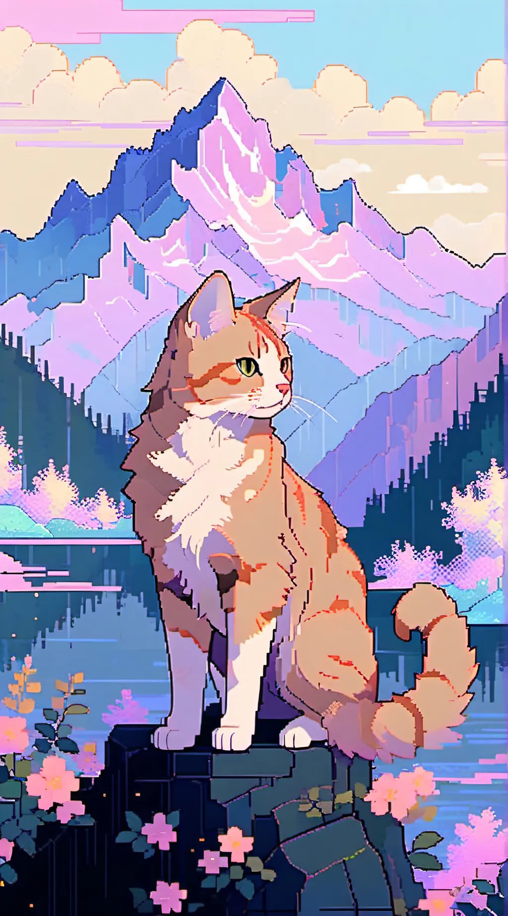 ai character: foxstripe background