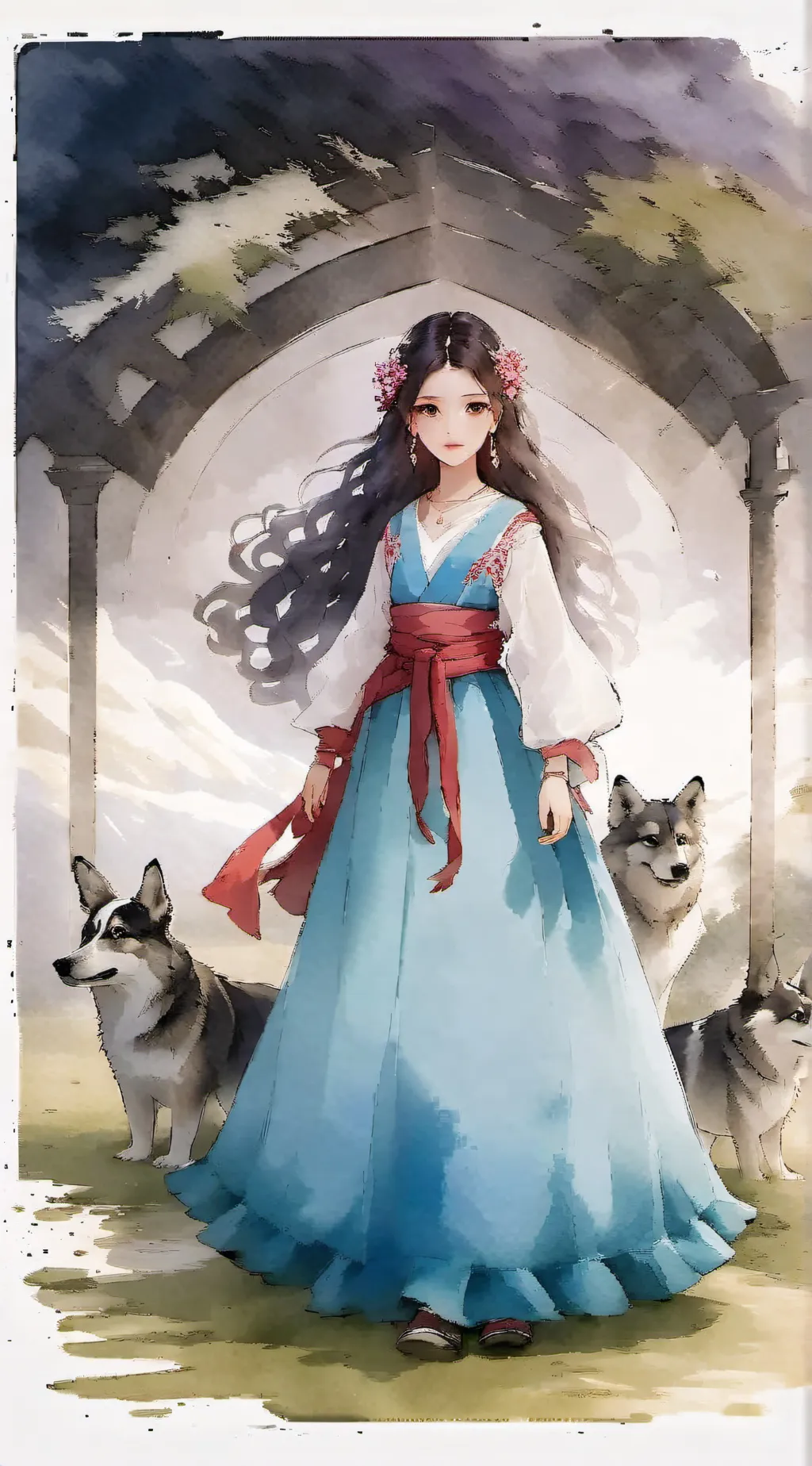 ai character: Sía background