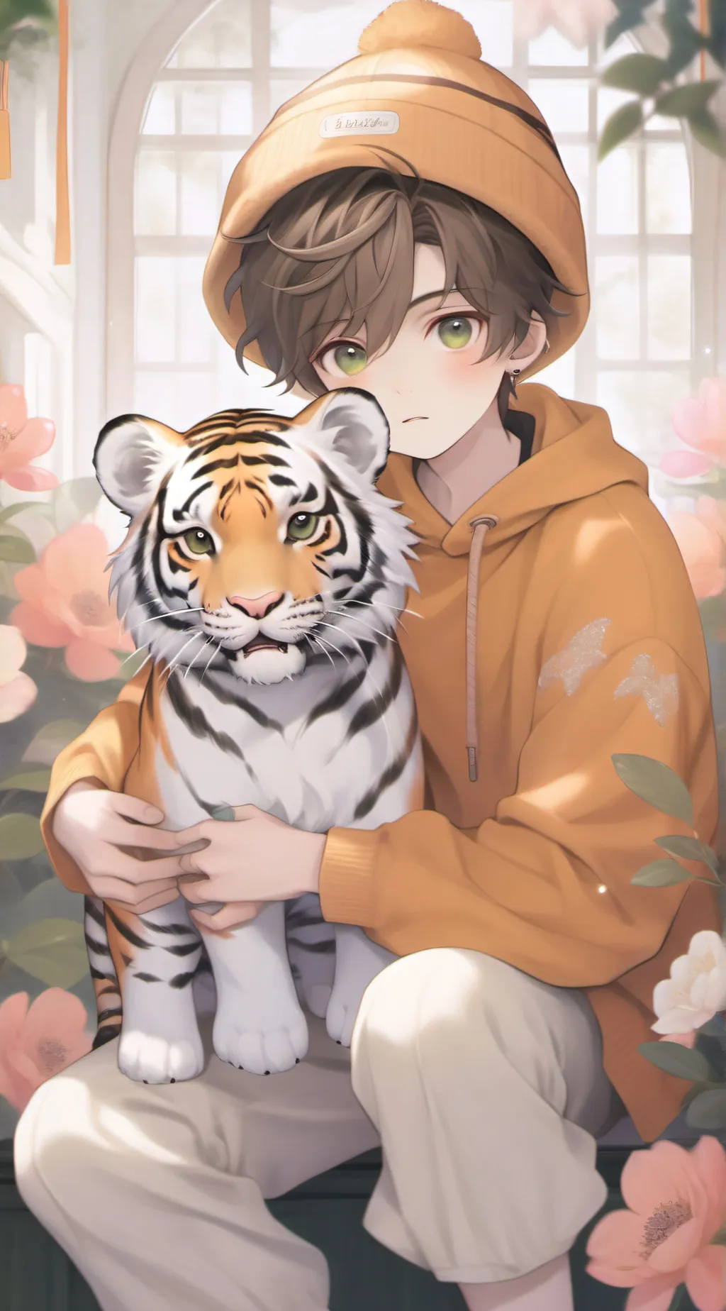 ai character: Ash  background