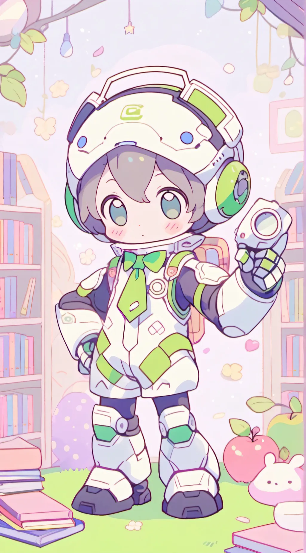 ai character: Vee background