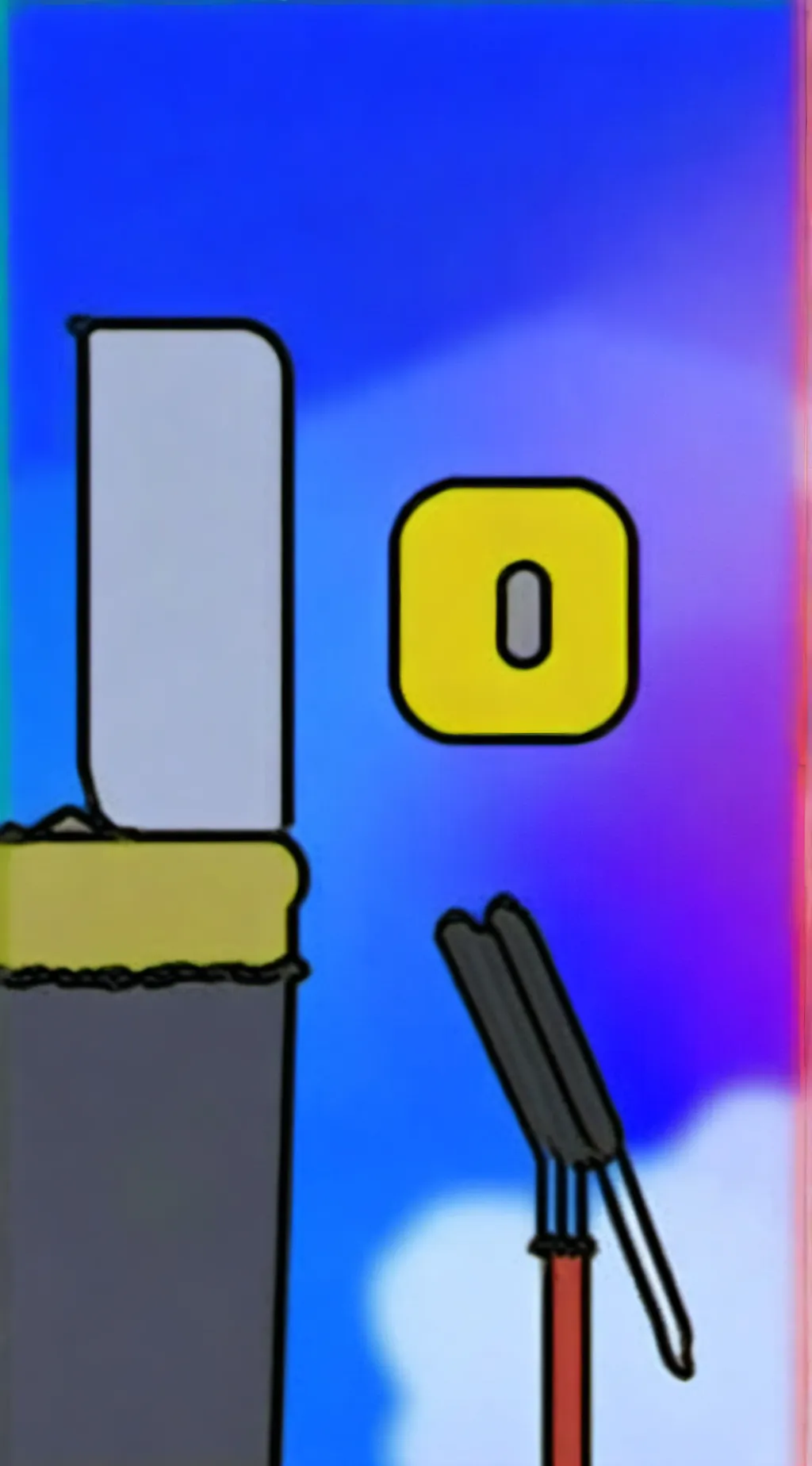 ai character: Behind glass background