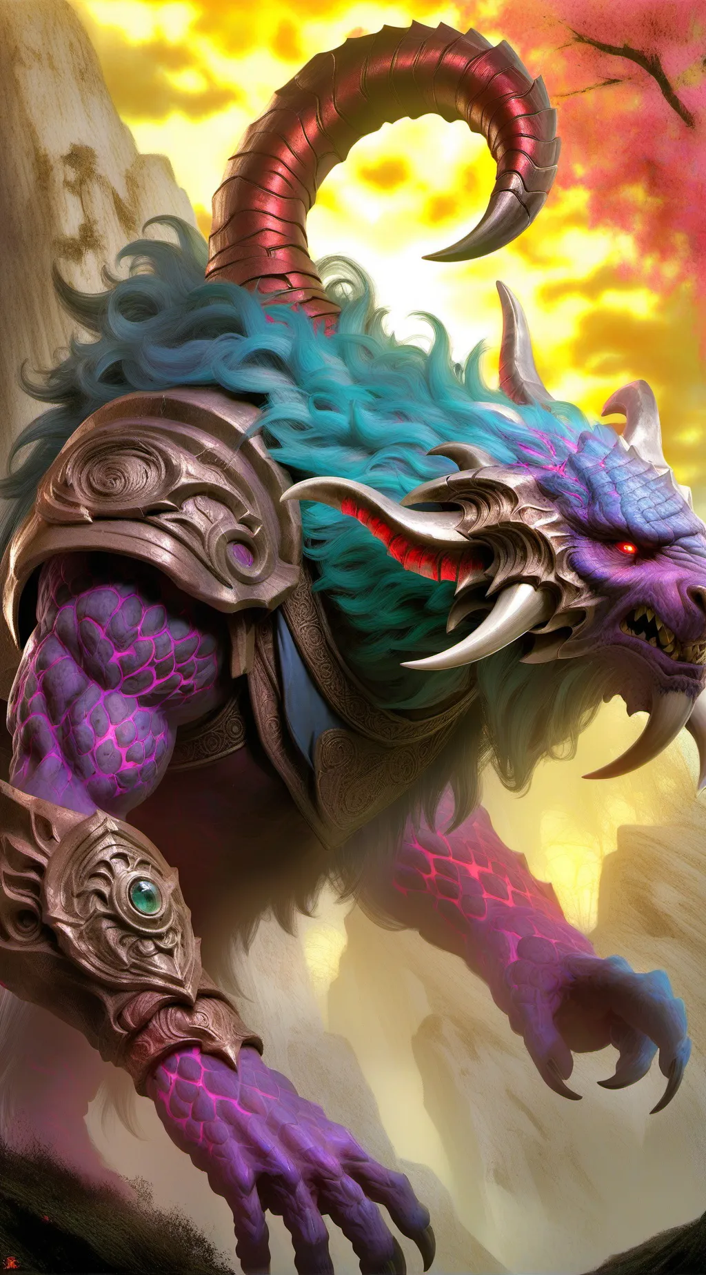 ai character: wenda x Gray  background