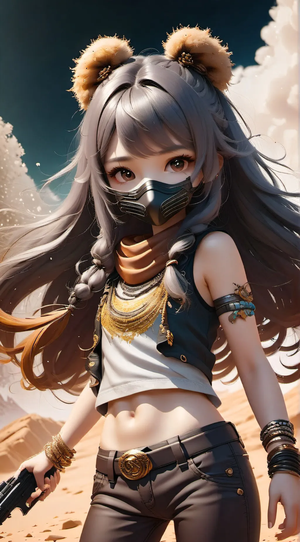 ai character: Alli  background