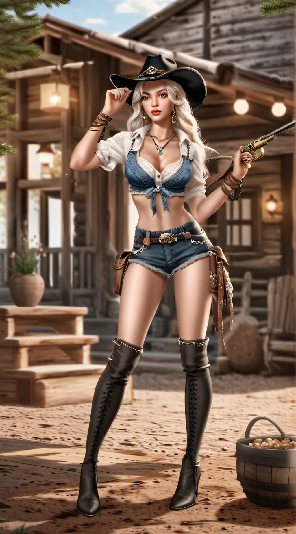 ai character: Maria background
