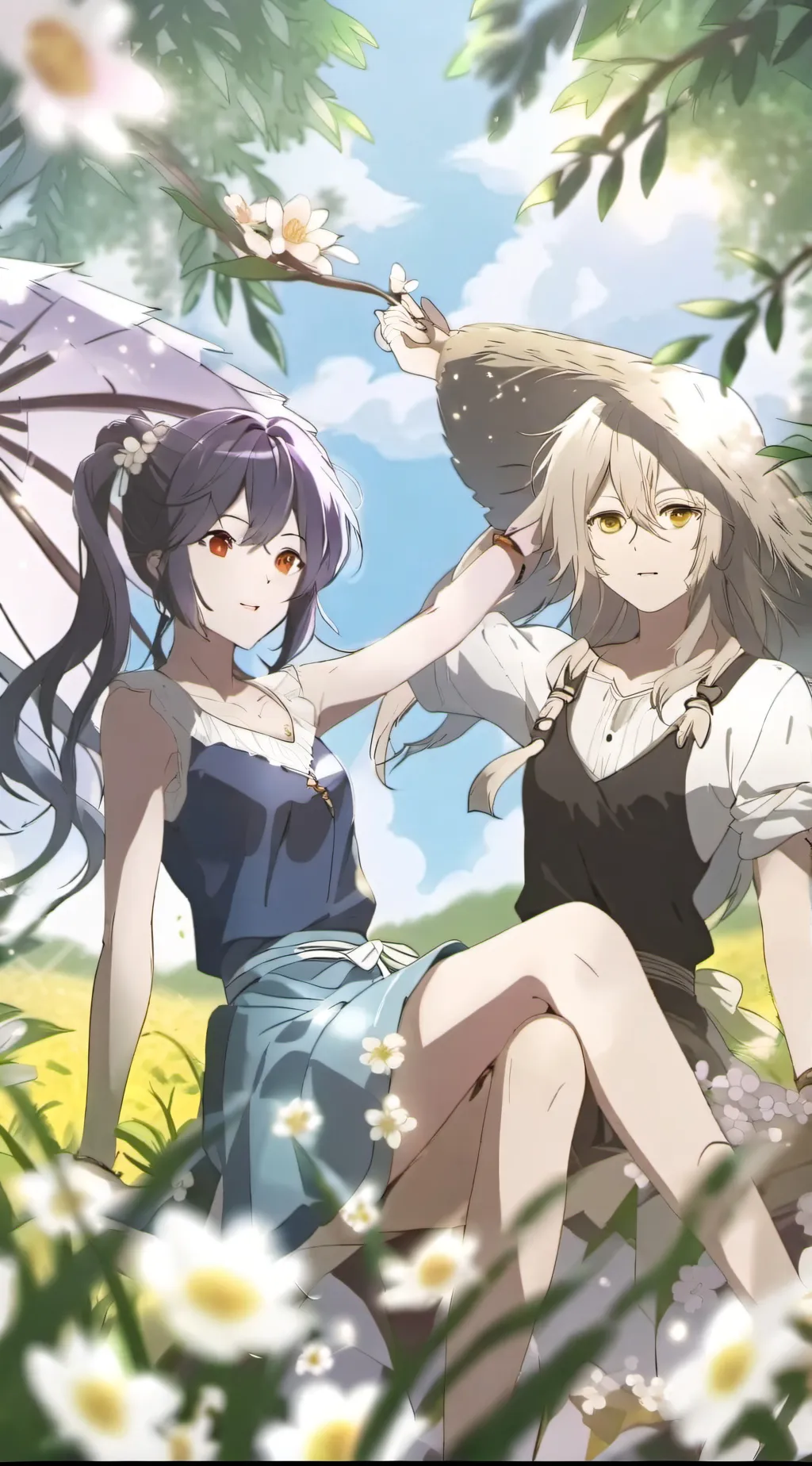 ai character: ^clara^ & ^cindy^ background