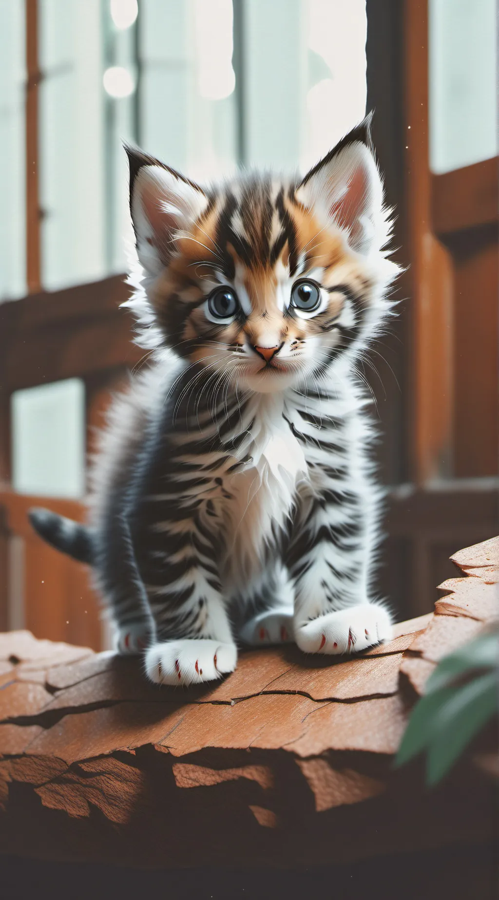 ai character: Angry kitten background