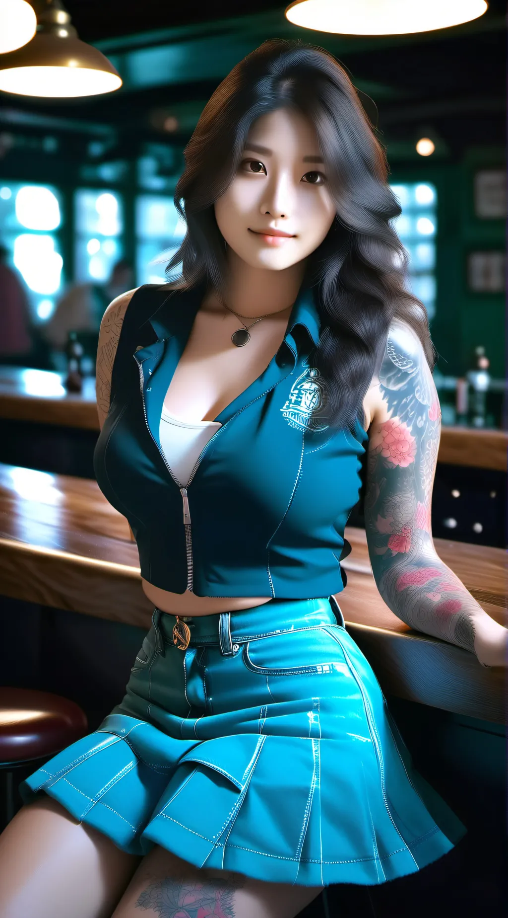 ai character: Olivia Baltimore background