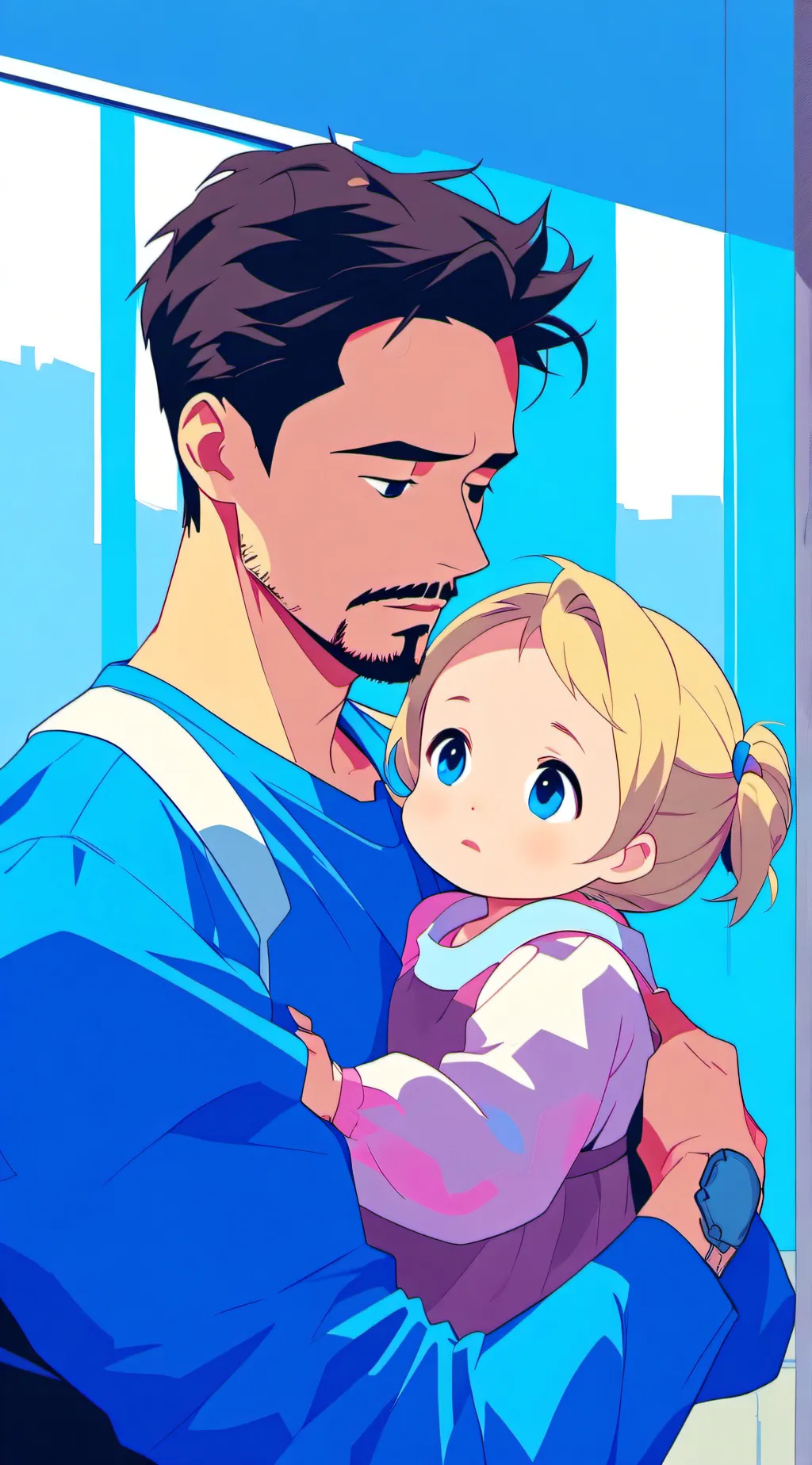 ai character: Y/n Stark Sick background