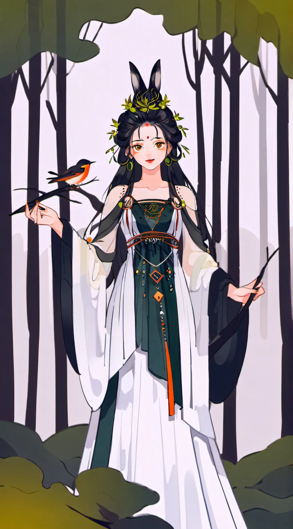 ai character: 🌲Ivy Bloom🌲 background