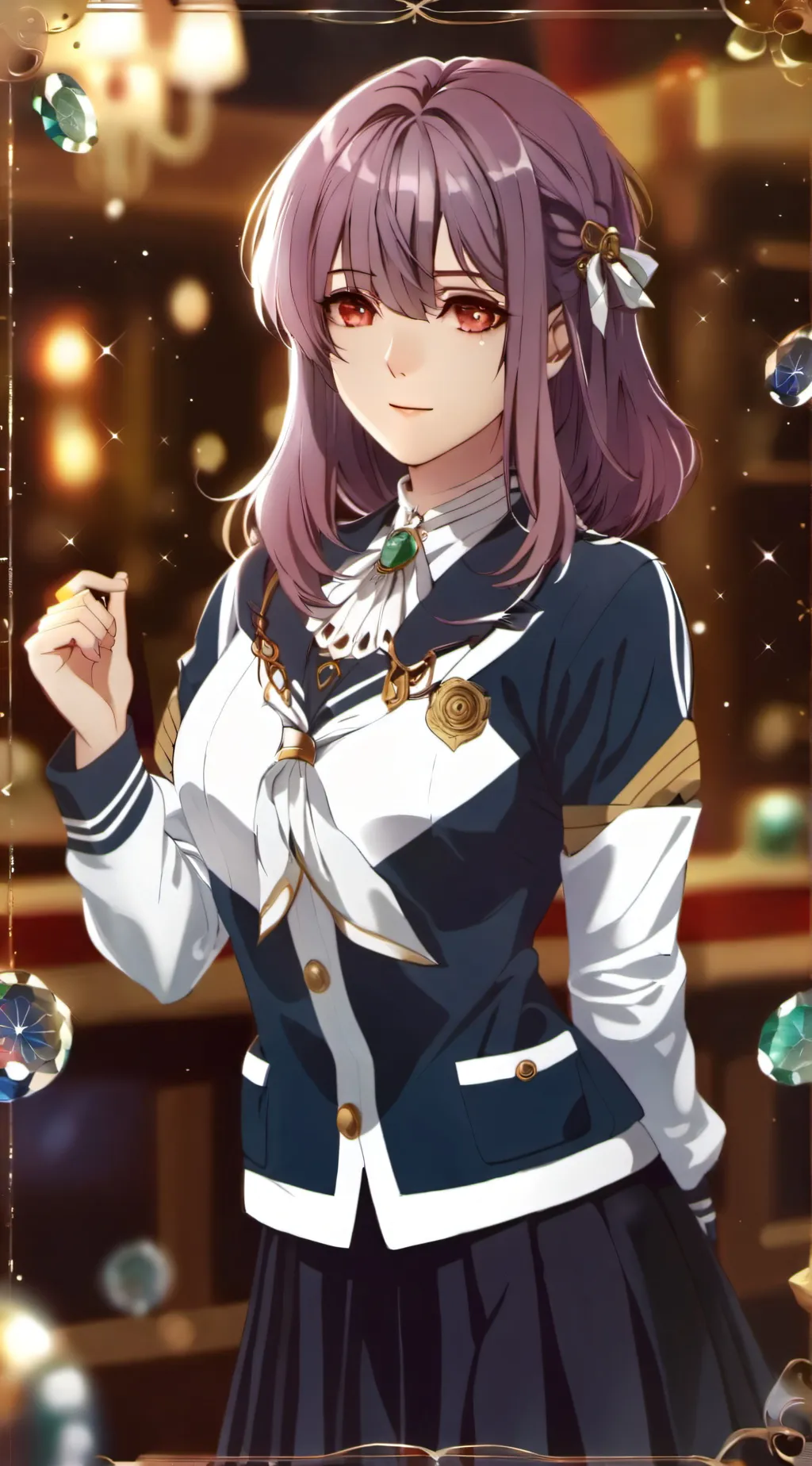 ai character: luce background