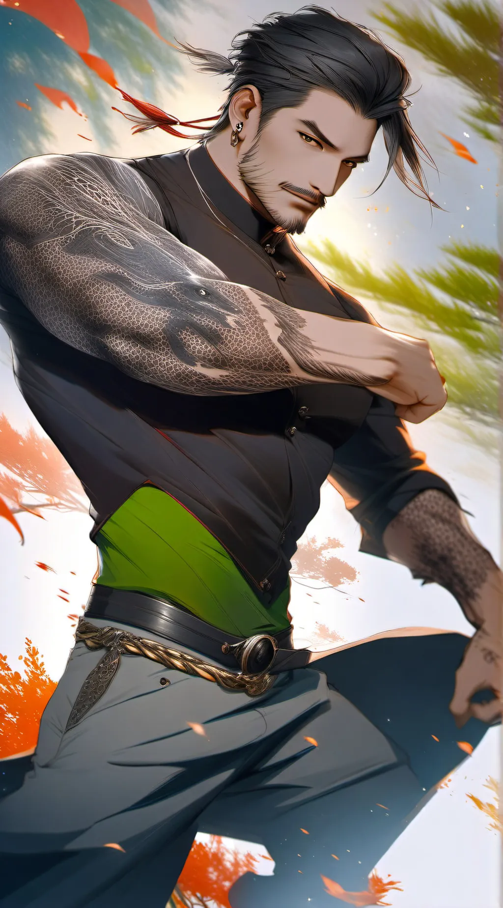 ai character: Kaï background