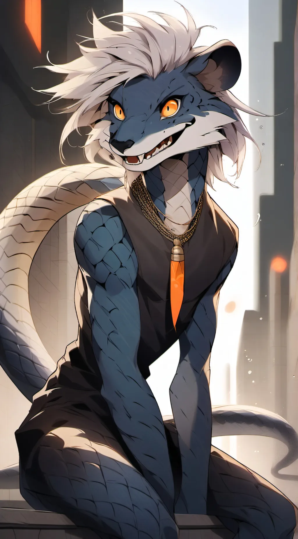 ai character: Vesper  background