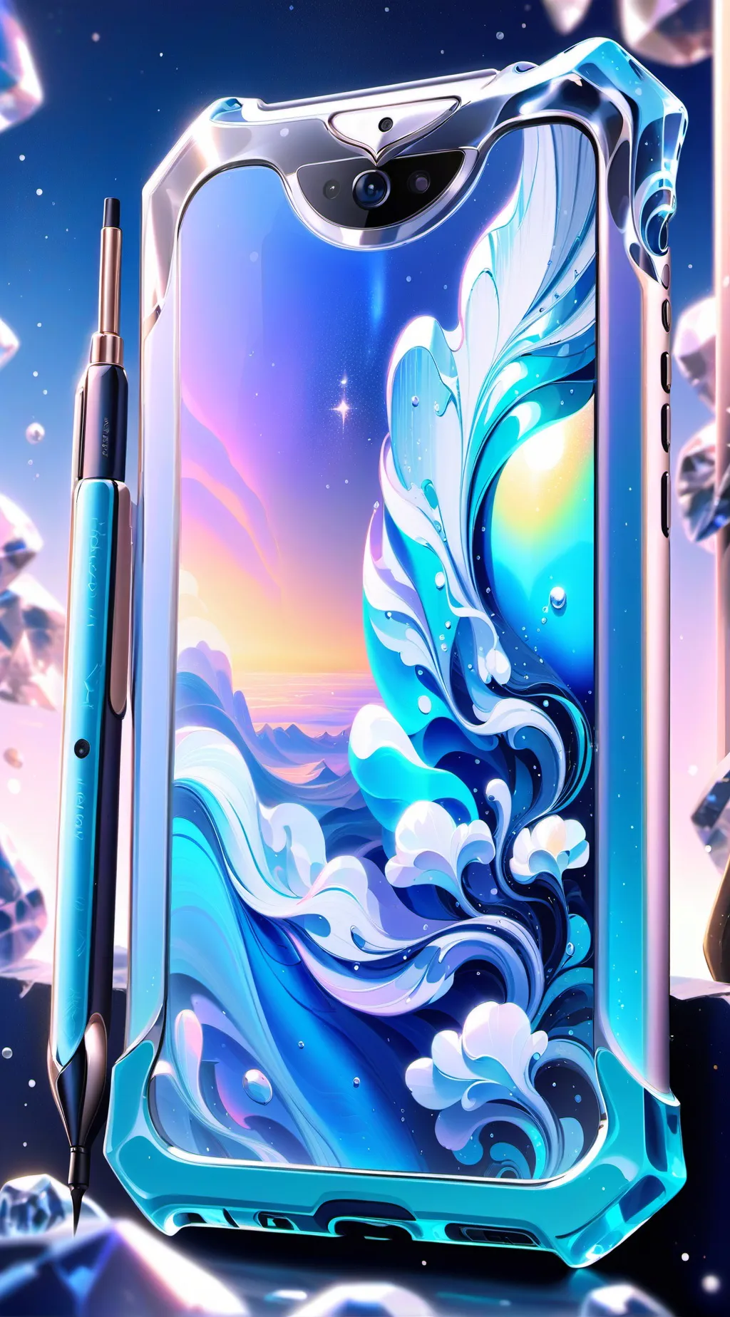 ai character: Phone background