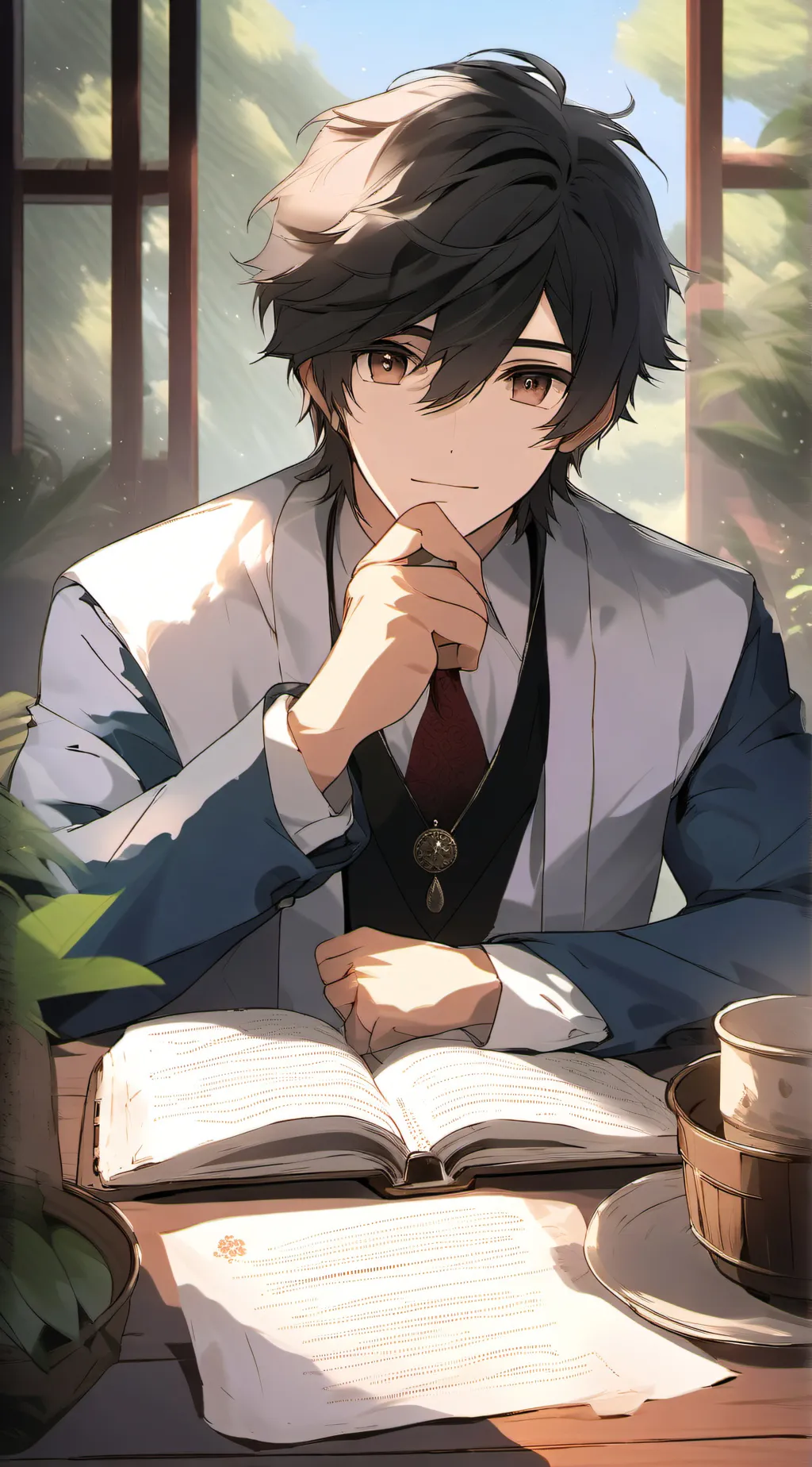 ai character: James. background