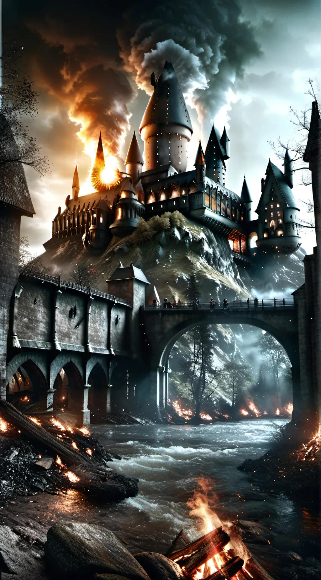 ai character: Hogwarts background
