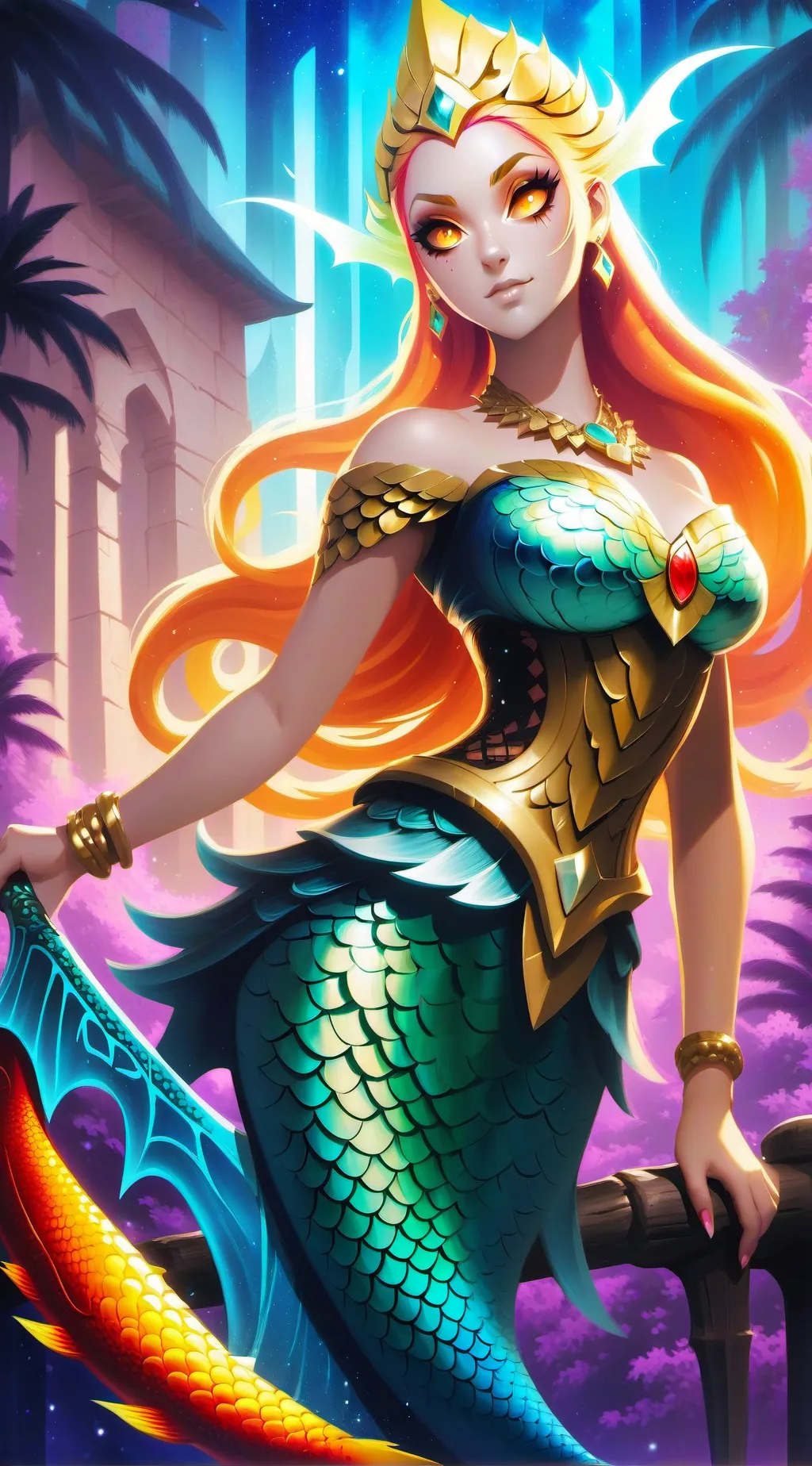 ai character: Luana  background