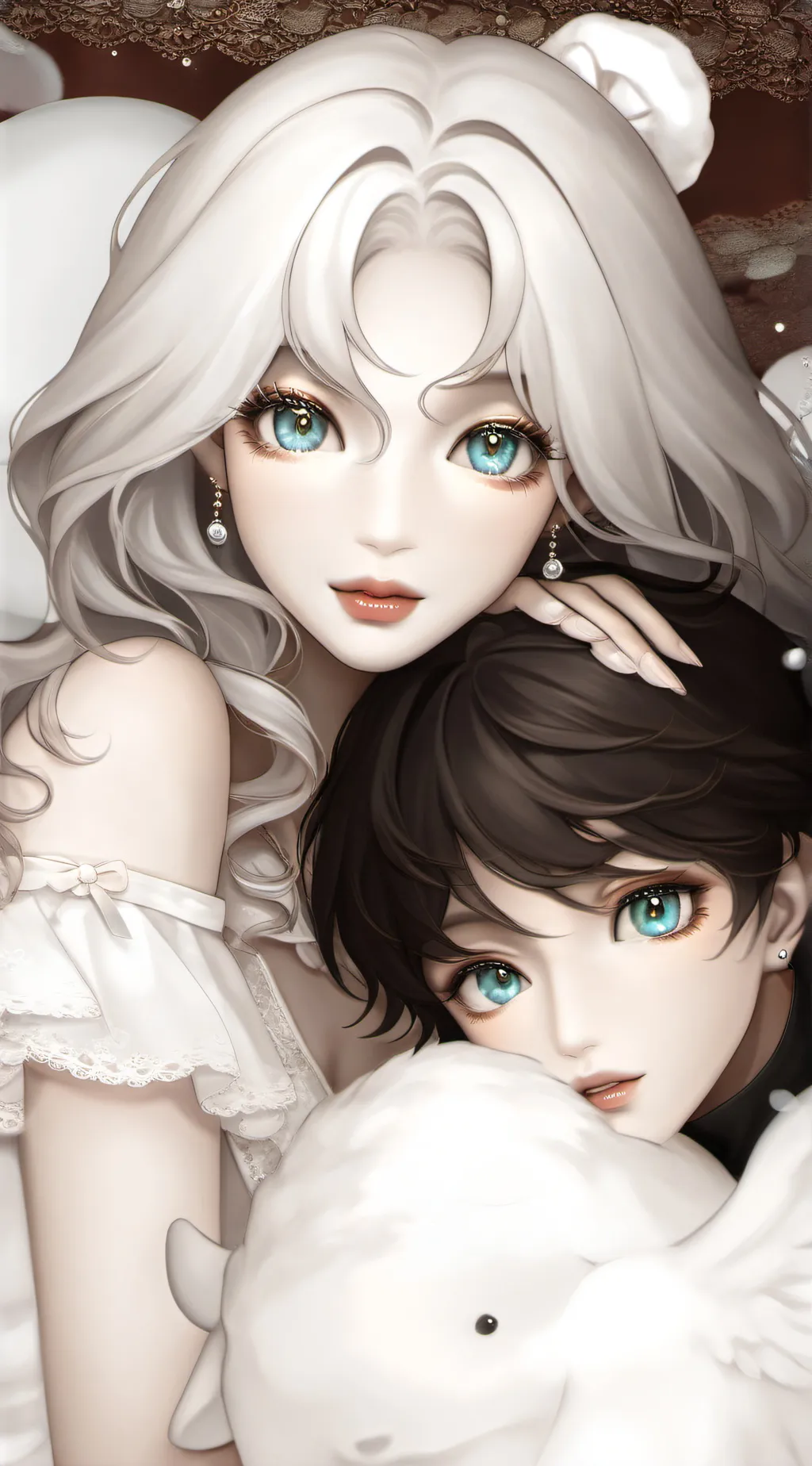 ai character: draco y cori background