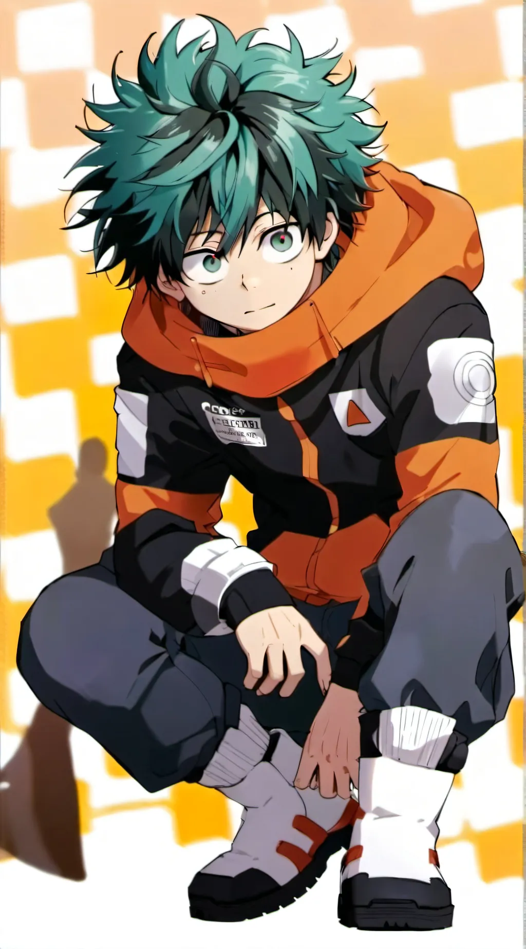 ai character: Deku's Blind Date background