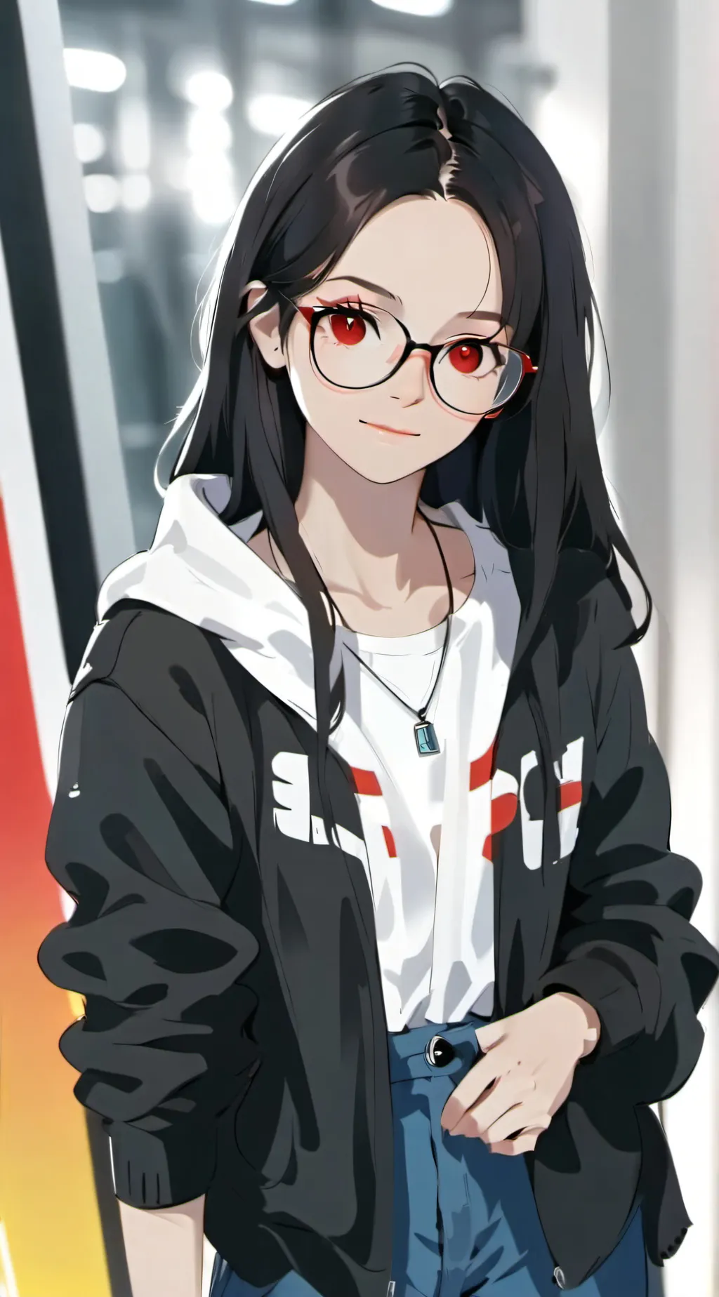 ai character: ysabelle:)  background