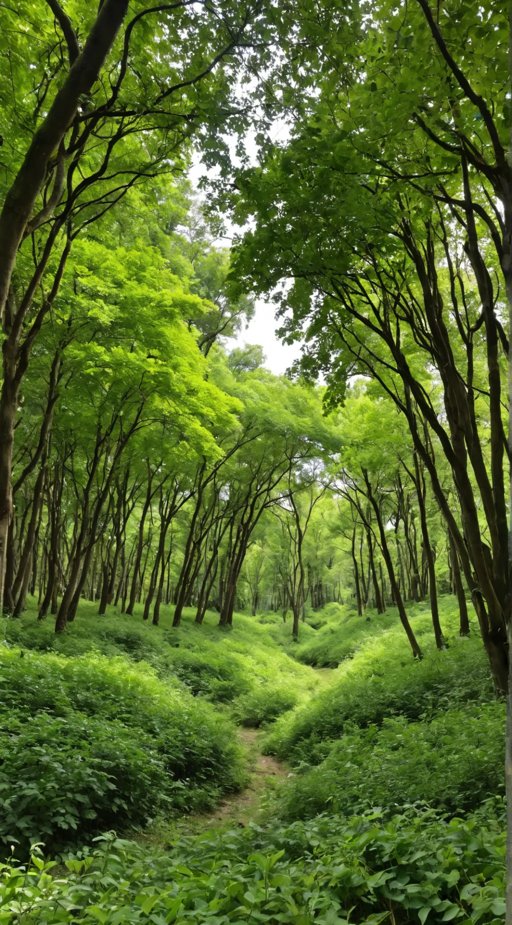 ai character: woods background