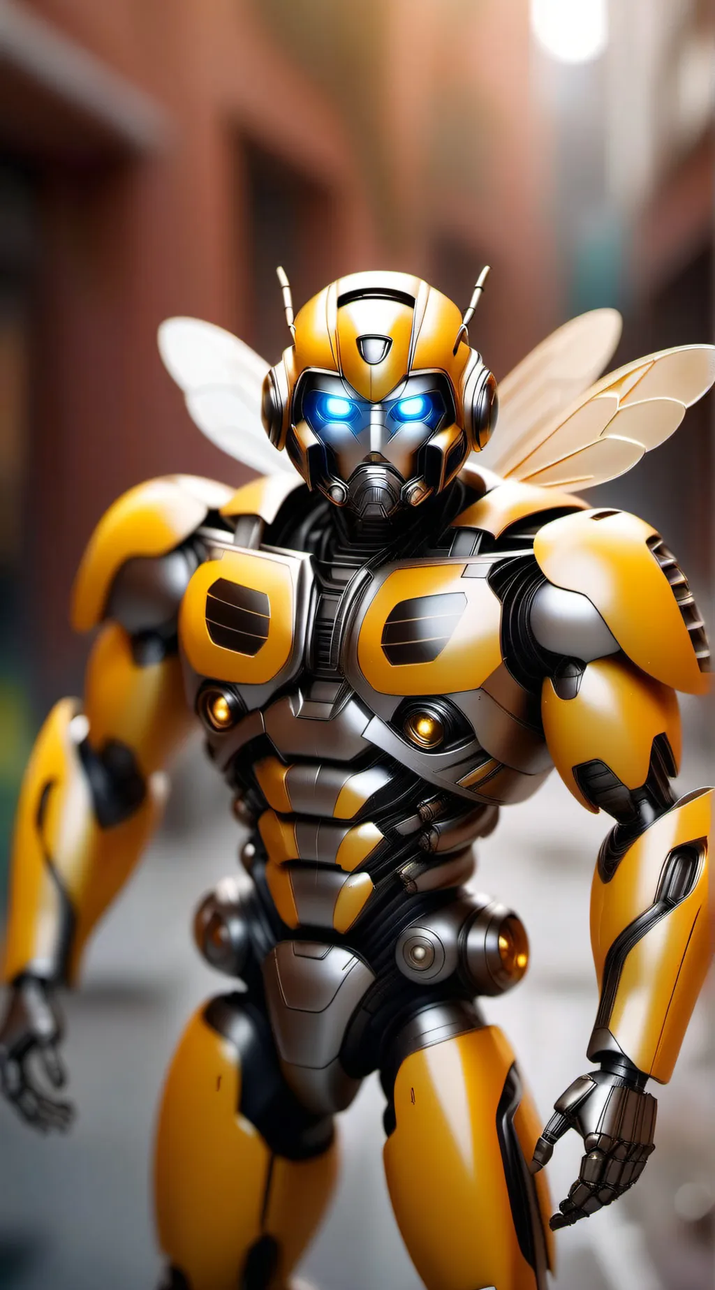 ai character: bumblebee background