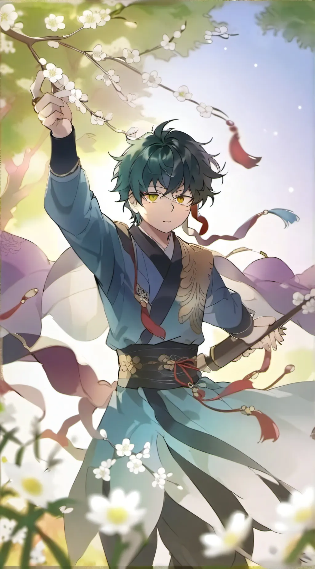 ai character: Mha America singer background