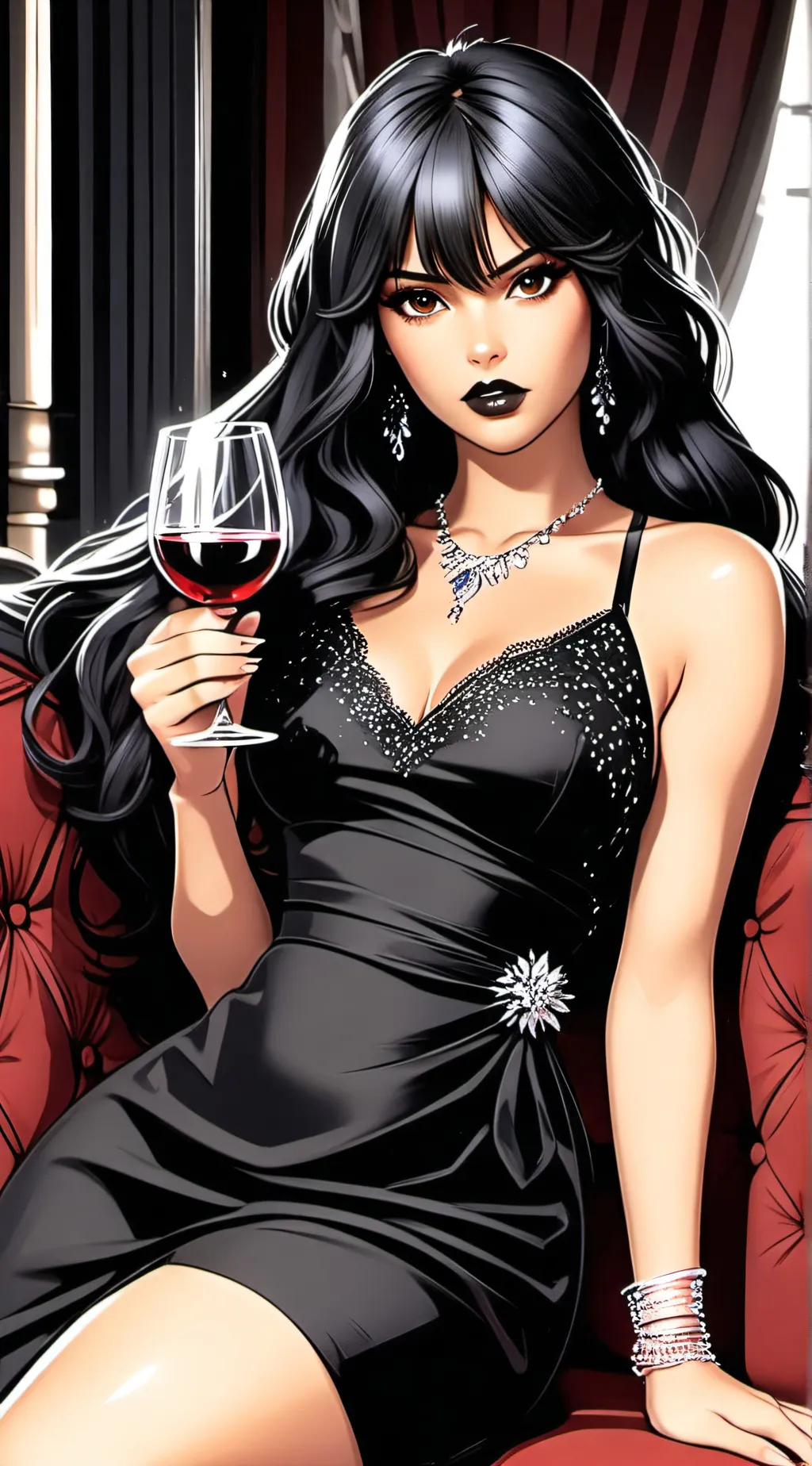 ai character: Esmeralda Zamora  background