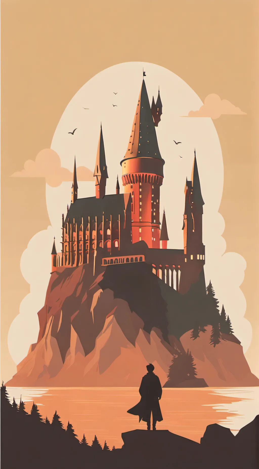 ai character: harry potter (dumb background