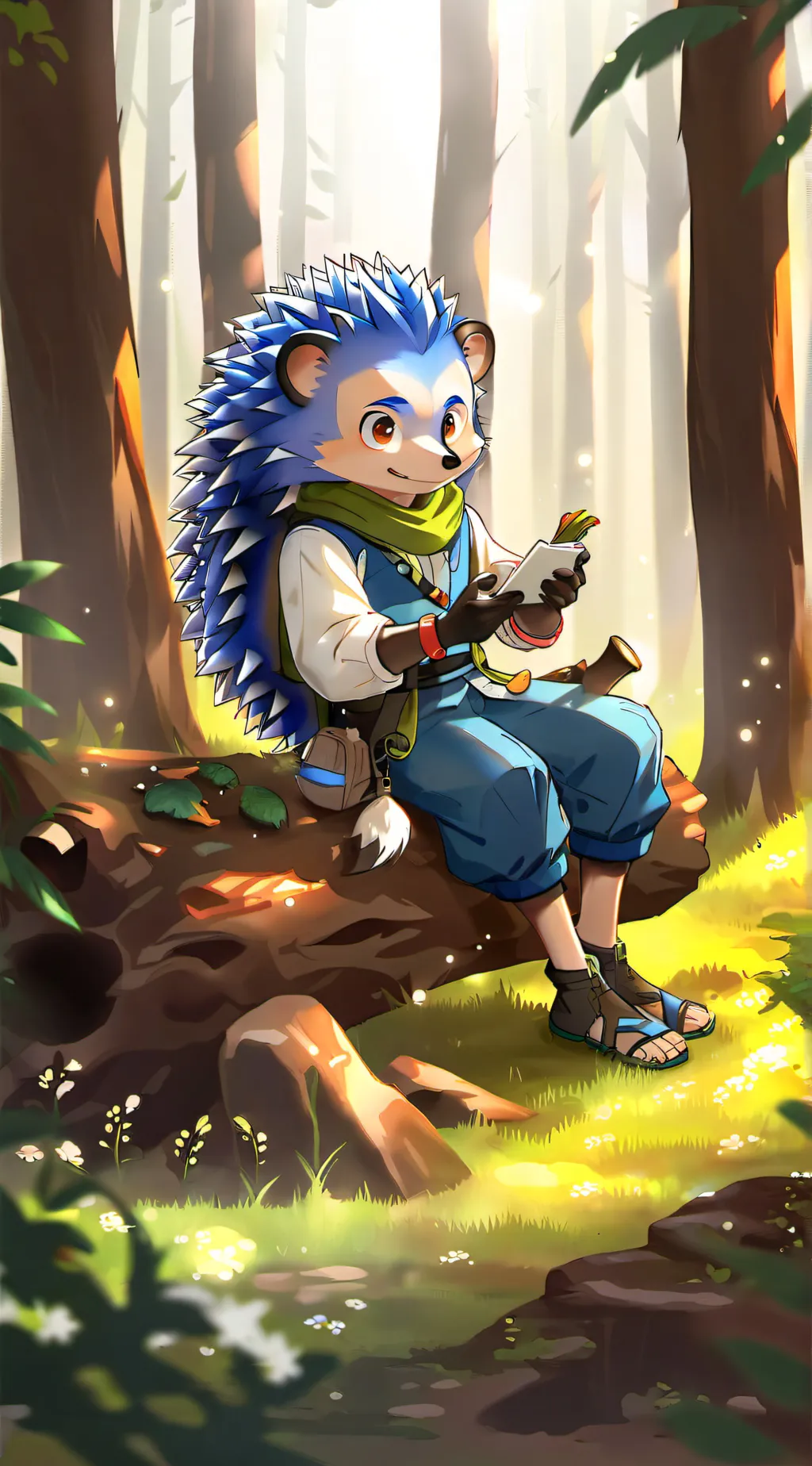 ai character: sonic background