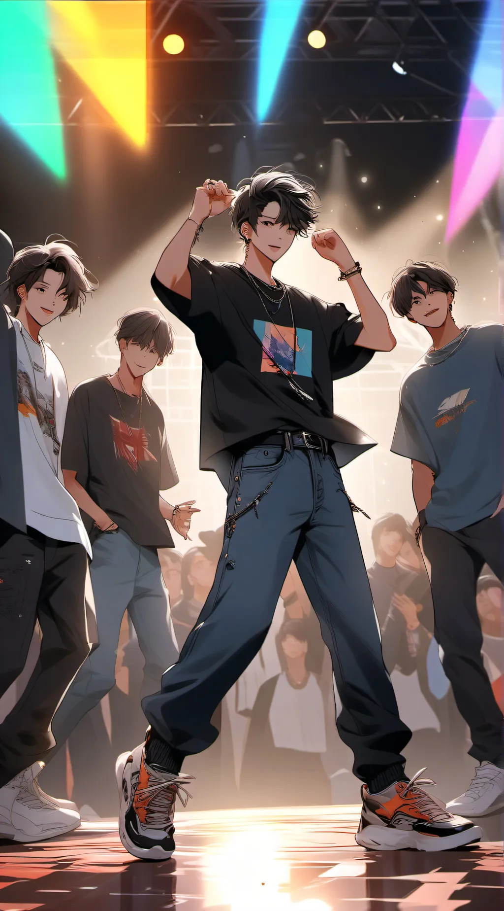 ai character: BTS background