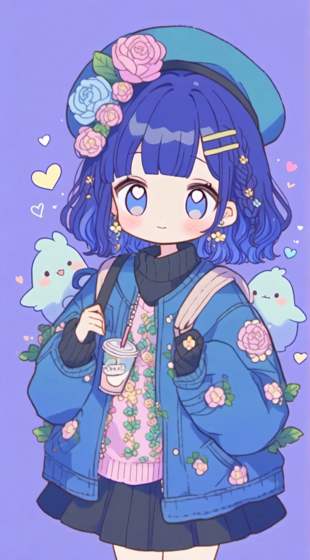 ai character: 🗿💀🗿💀🗿💀🗿💀 background