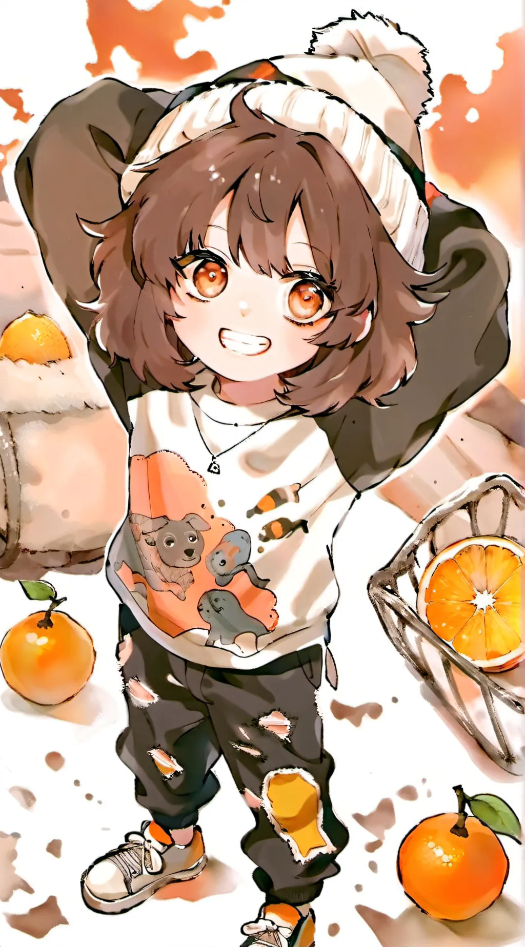 ai character: tonys daughter  background